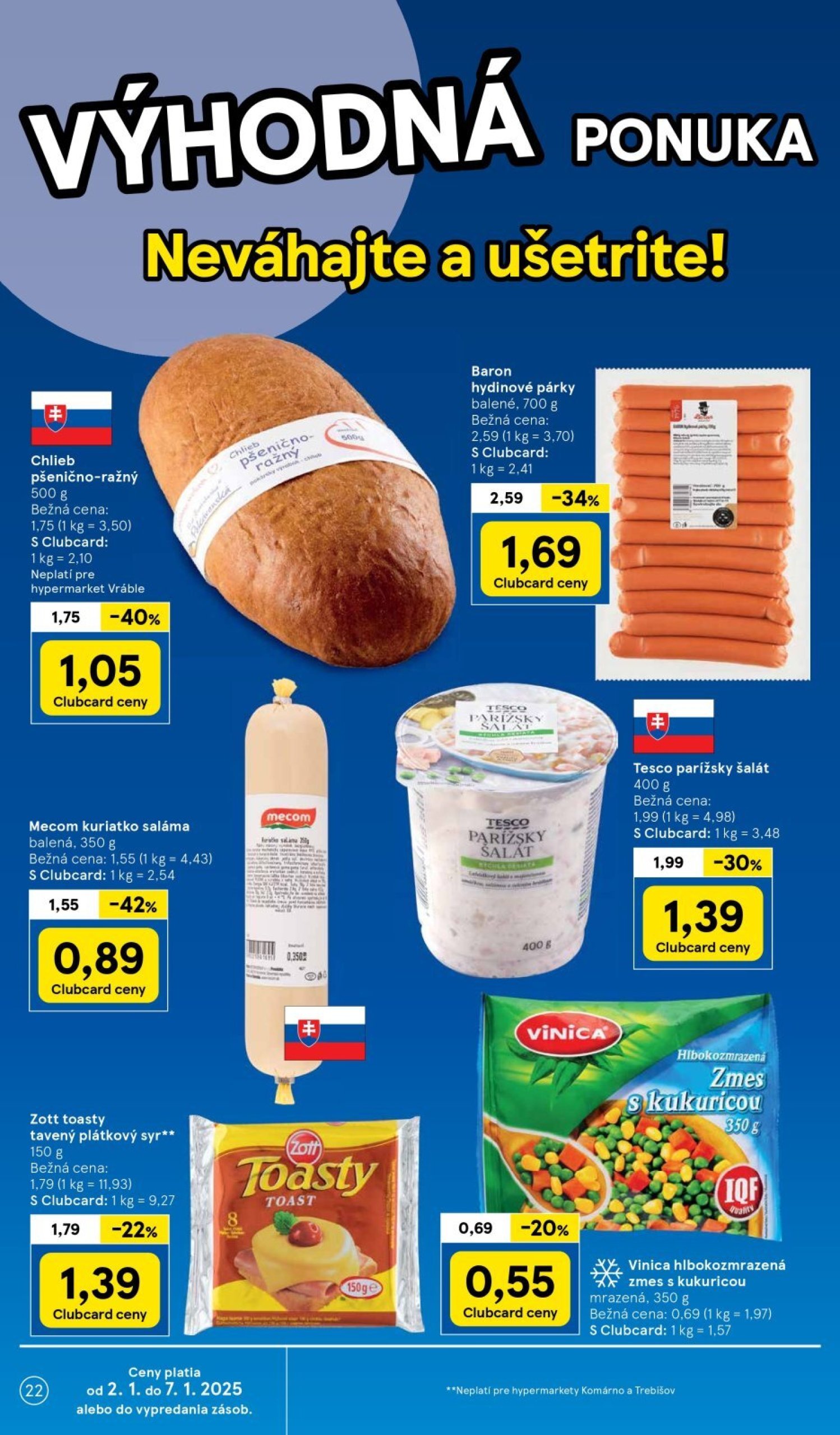 tesco - Tesco leták platný od 02.01. - 07.01. - page: 22