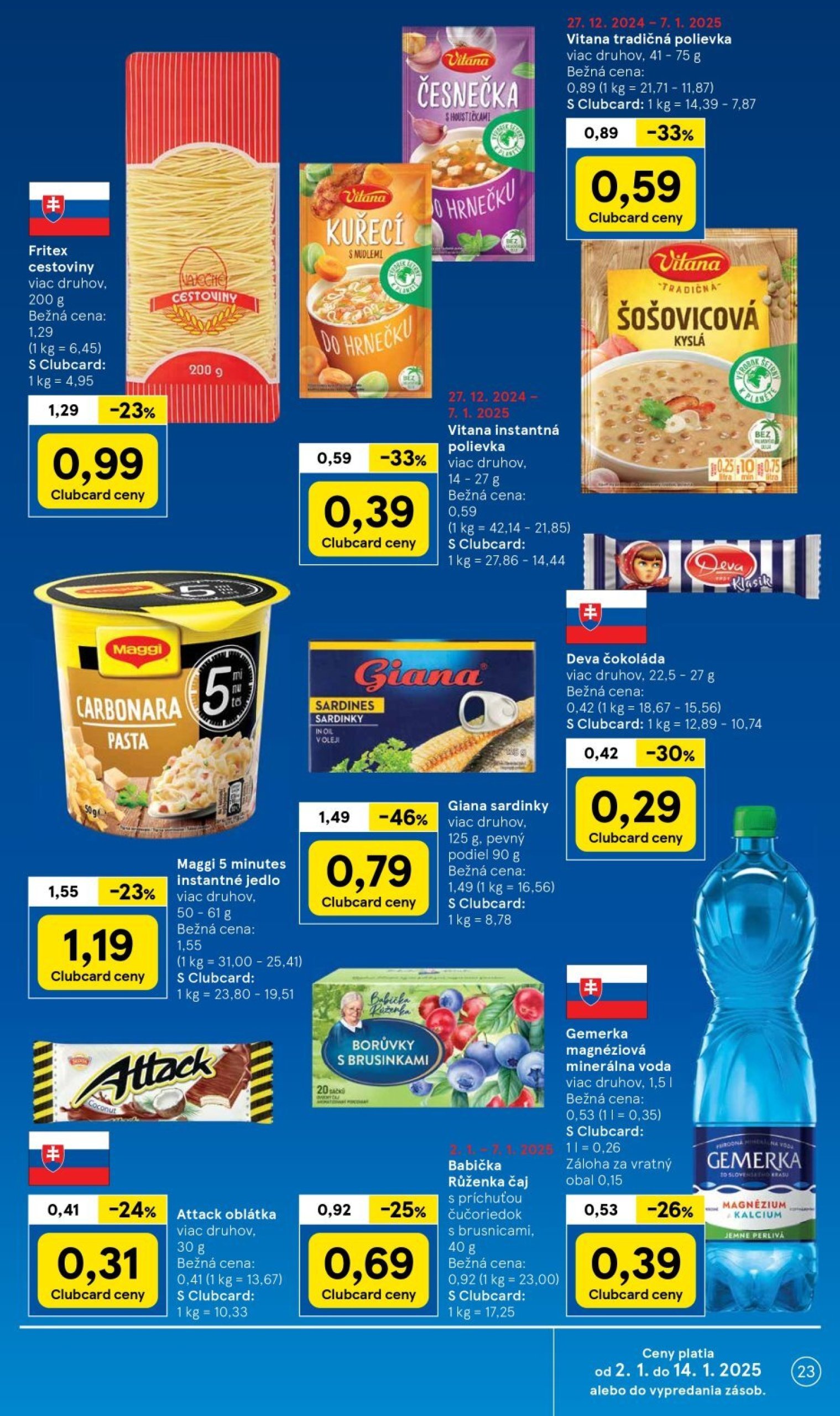 tesco - Tesco leták platný od 02.01. - 07.01. - page: 23