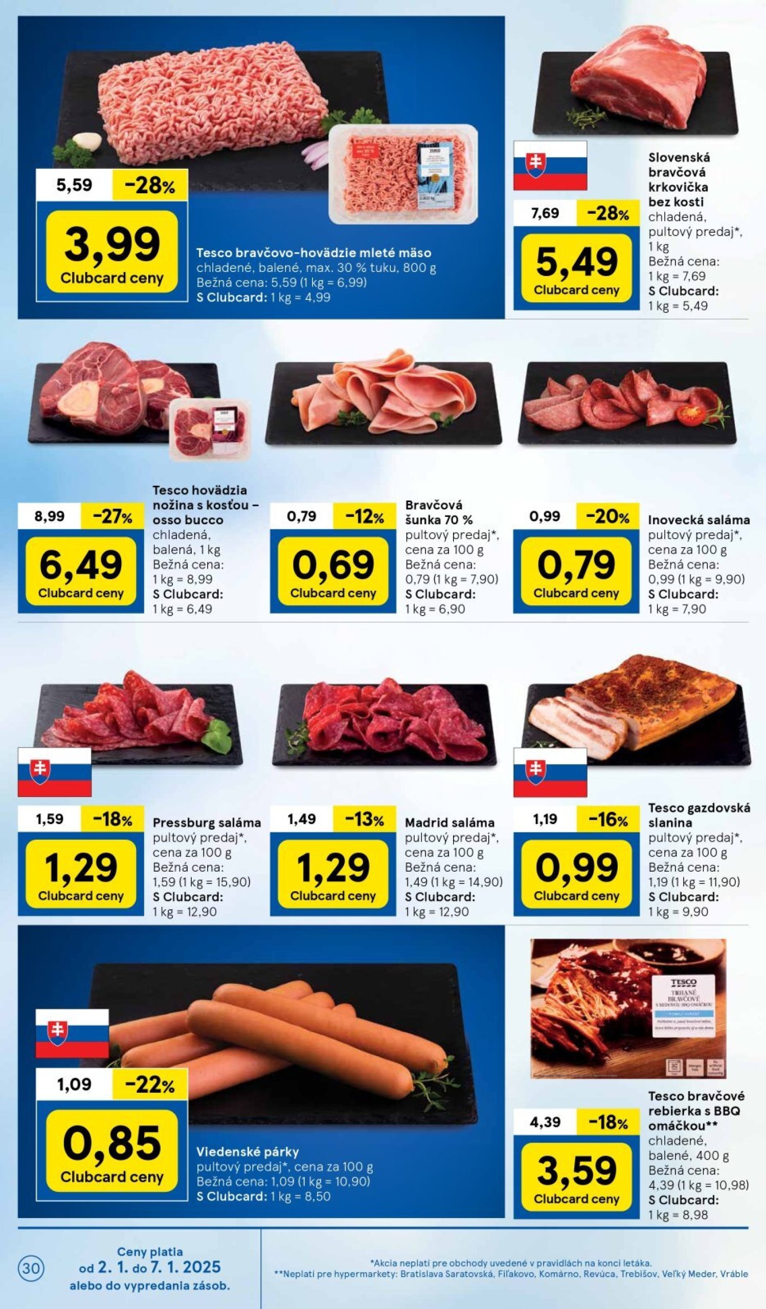 tesco - Tesco leták platný od 02.01. - 07.01. - page: 30