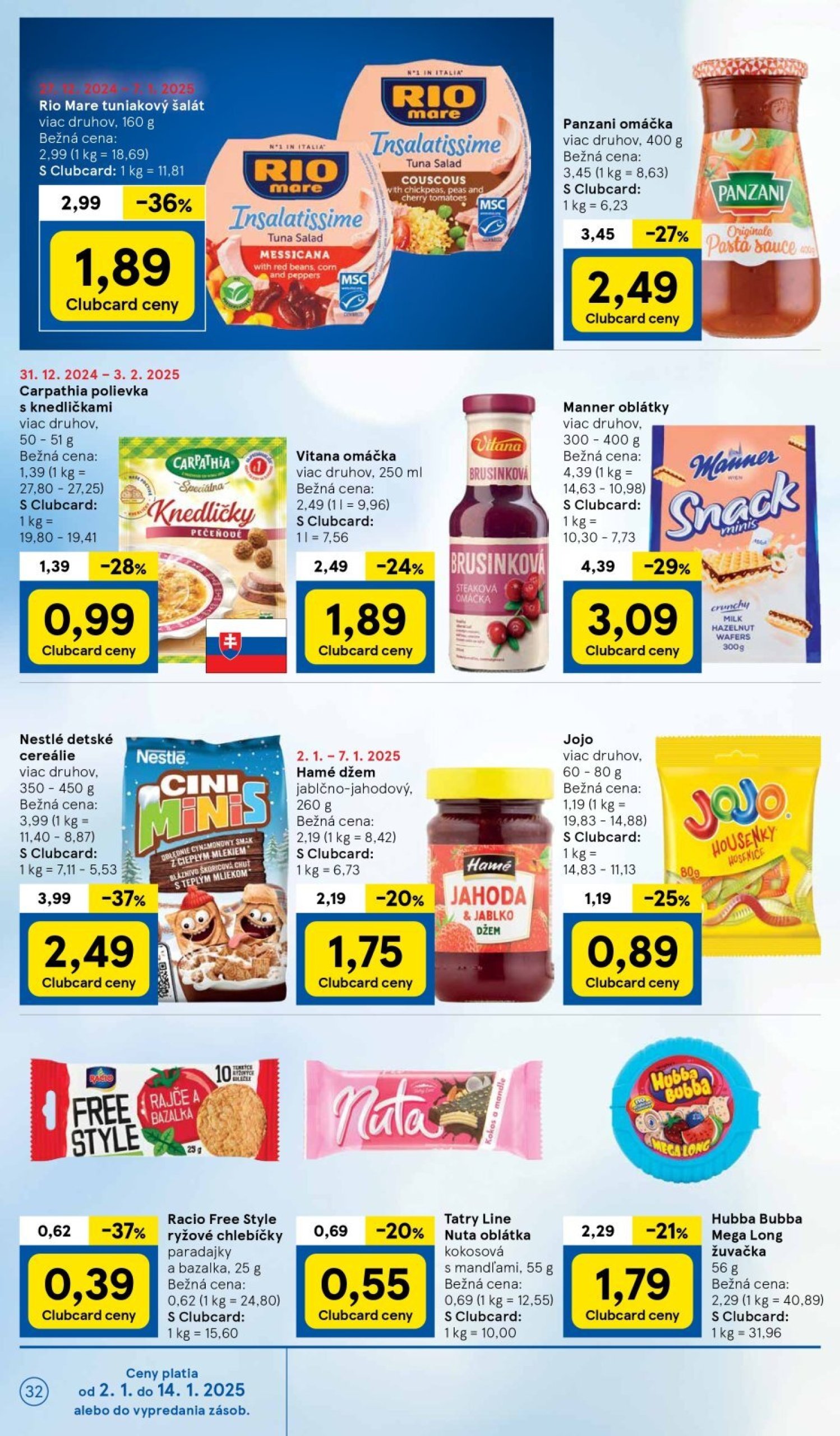 tesco - Tesco leták platný od 02.01. - 07.01. - page: 32