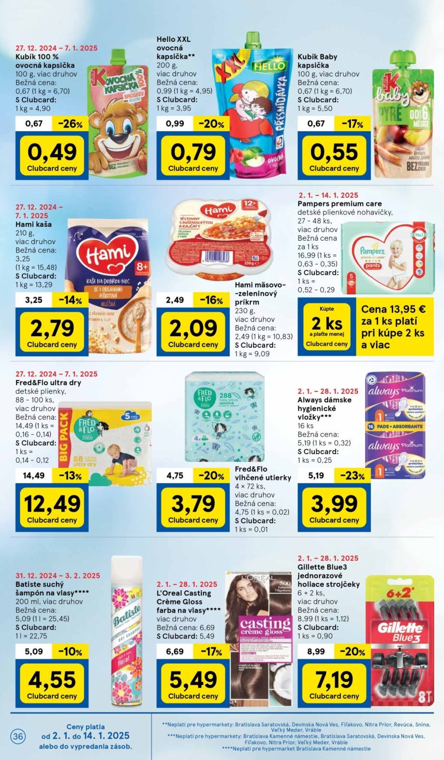 tesco - Tesco leták platný od 02.01. - 07.01. - page: 36