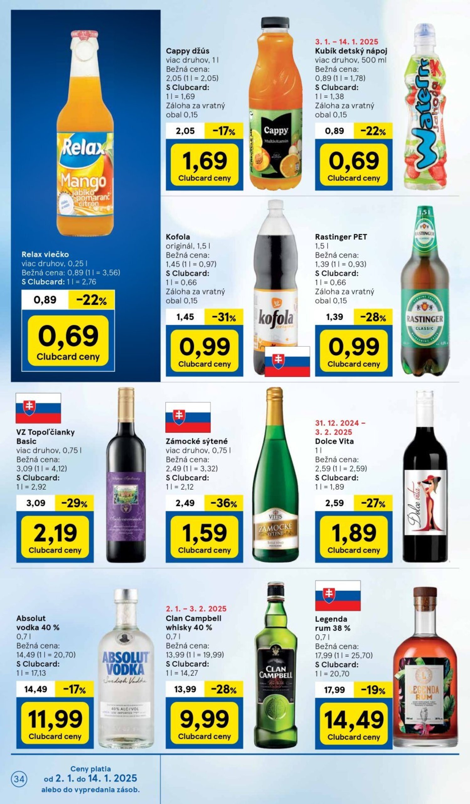 tesco - Tesco leták platný od 02.01. - 07.01. - page: 34