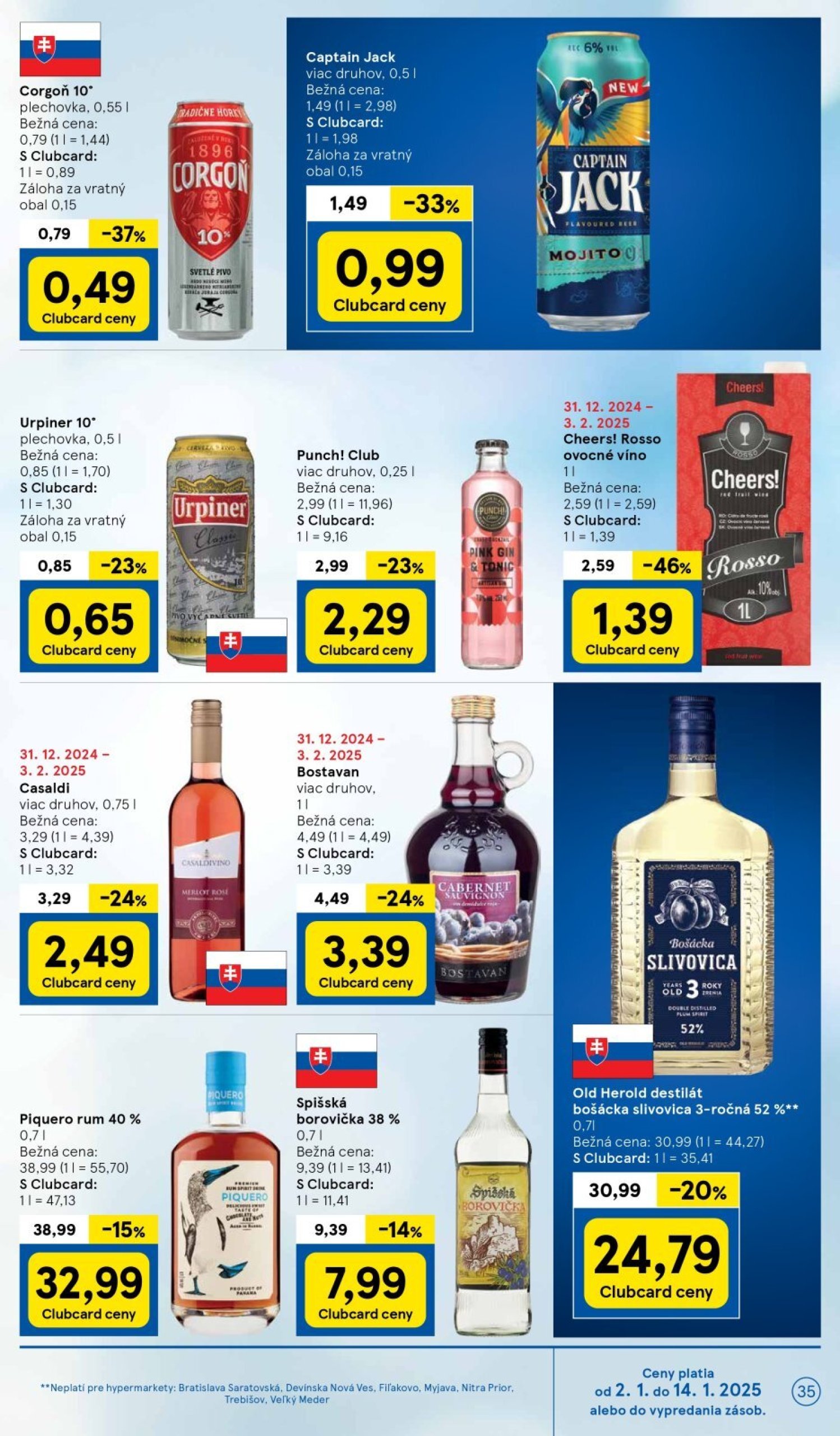 tesco - Tesco leták platný od 02.01. - 07.01. - page: 35