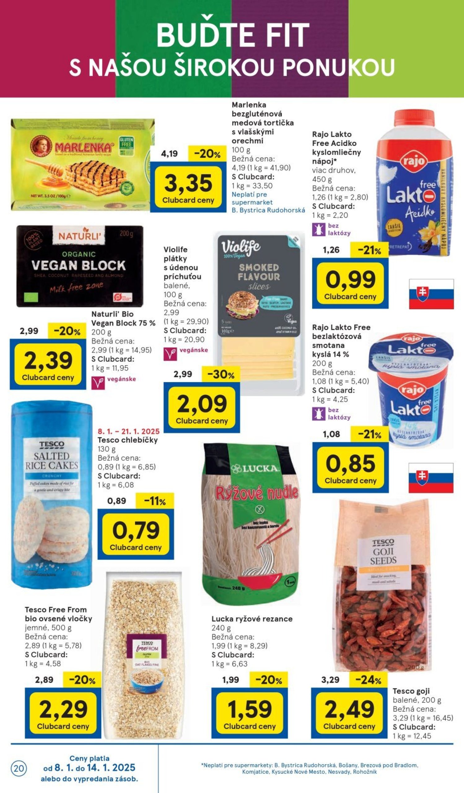 tesco - Tesco Supermarket leták platný od 08.01. - 14.01. - page: 20