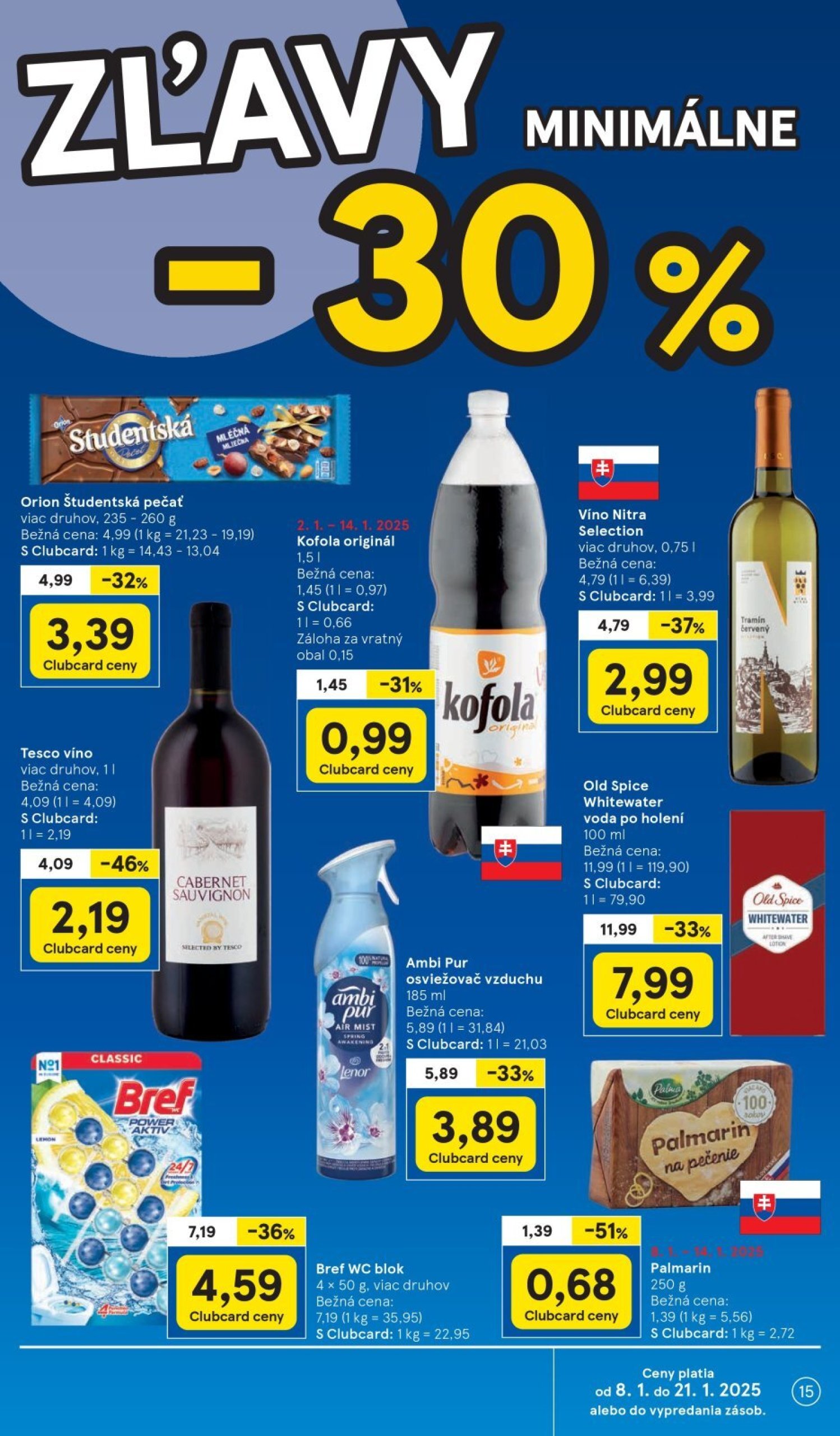 tesco - Tesco Supermarket leták platný od 08.01. - 14.01. - page: 15