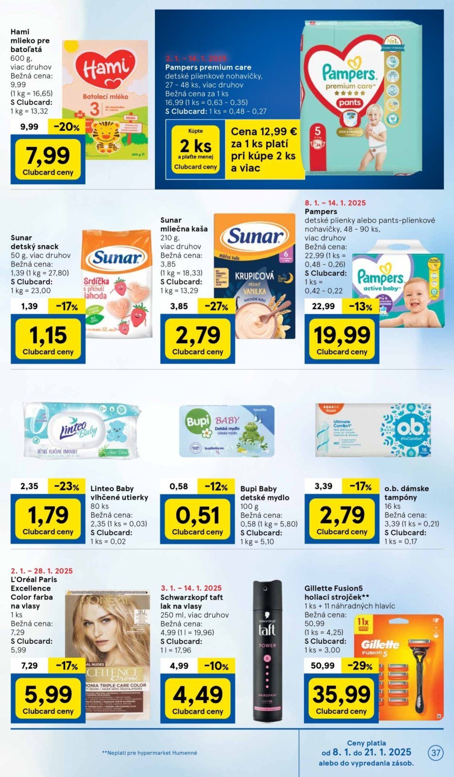 tesco - Tesco leták platný od 08.01. - 14.01. - page: 37