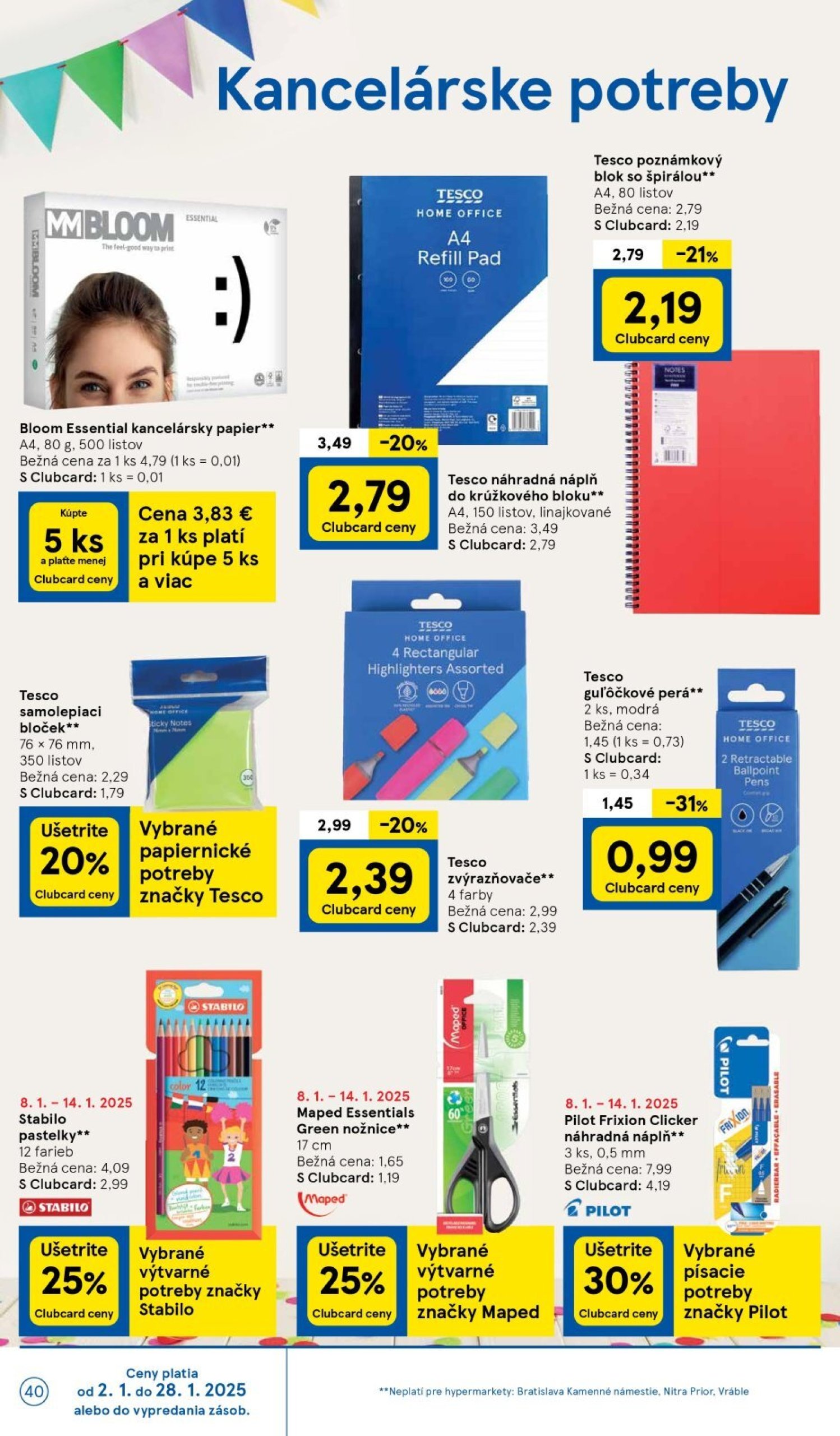 tesco - Tesco leták platný od 08.01. - 14.01. - page: 40