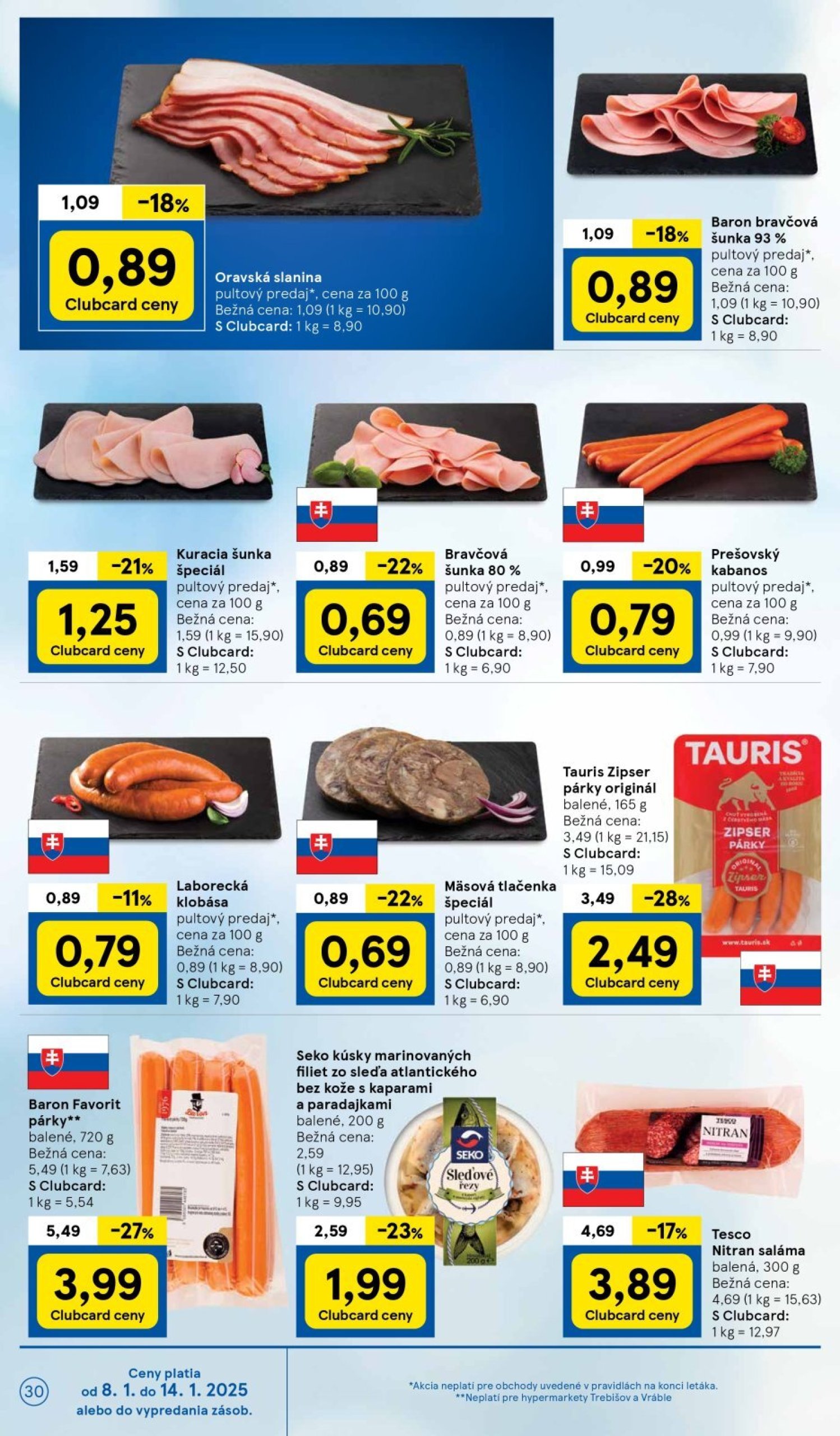 tesco - Tesco leták platný od 08.01. - 14.01. - page: 30