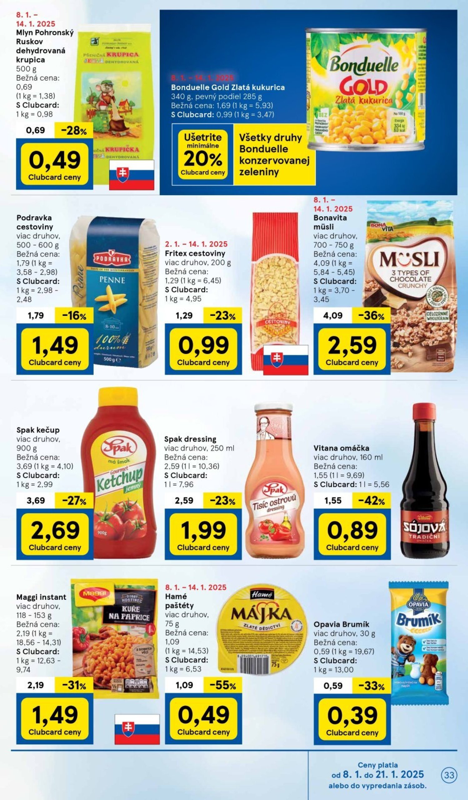 tesco - Tesco leták platný od 08.01. - 14.01. - page: 33