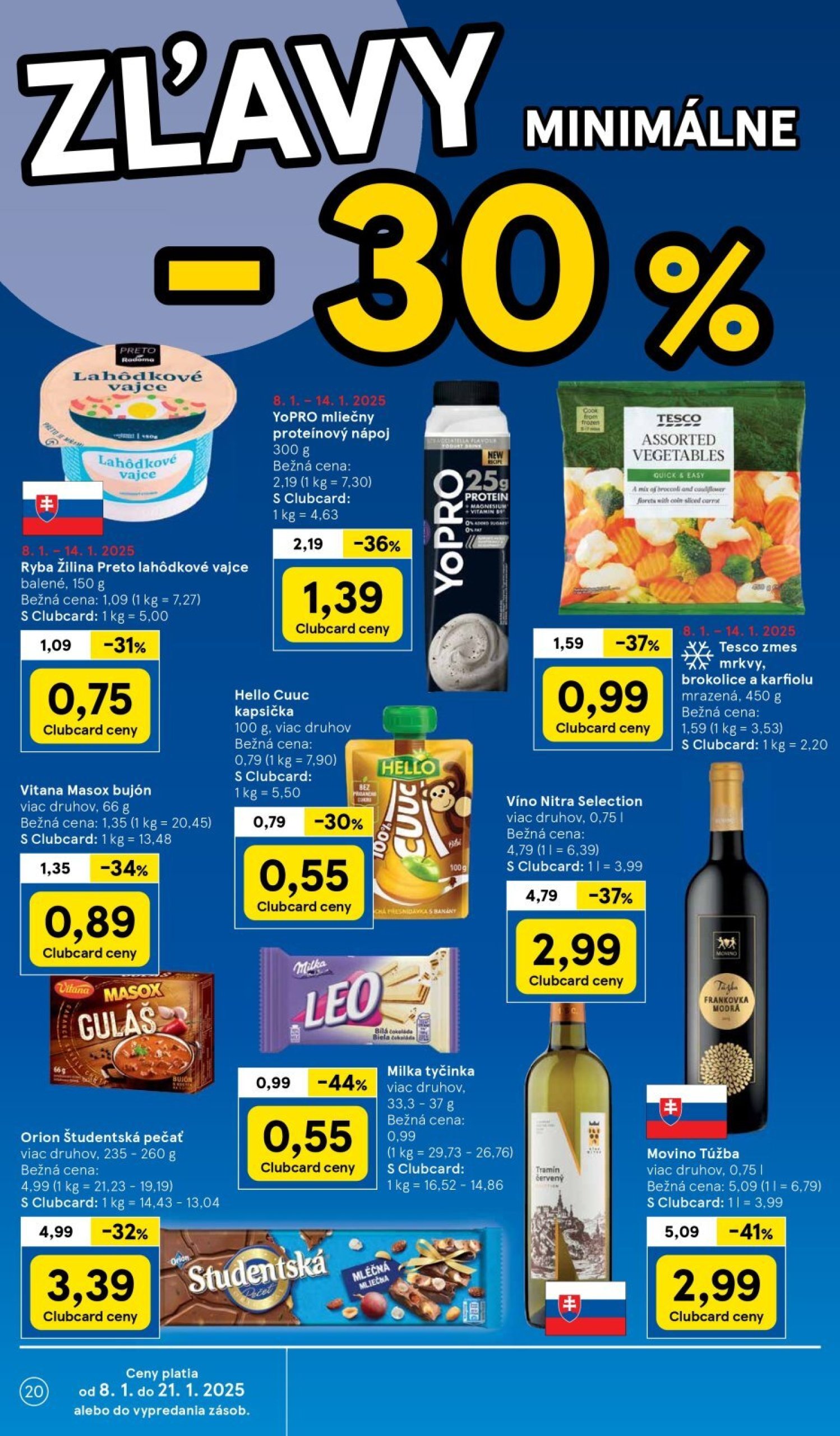 tesco - Tesco leták platný od 08.01. - 14.01. - page: 20