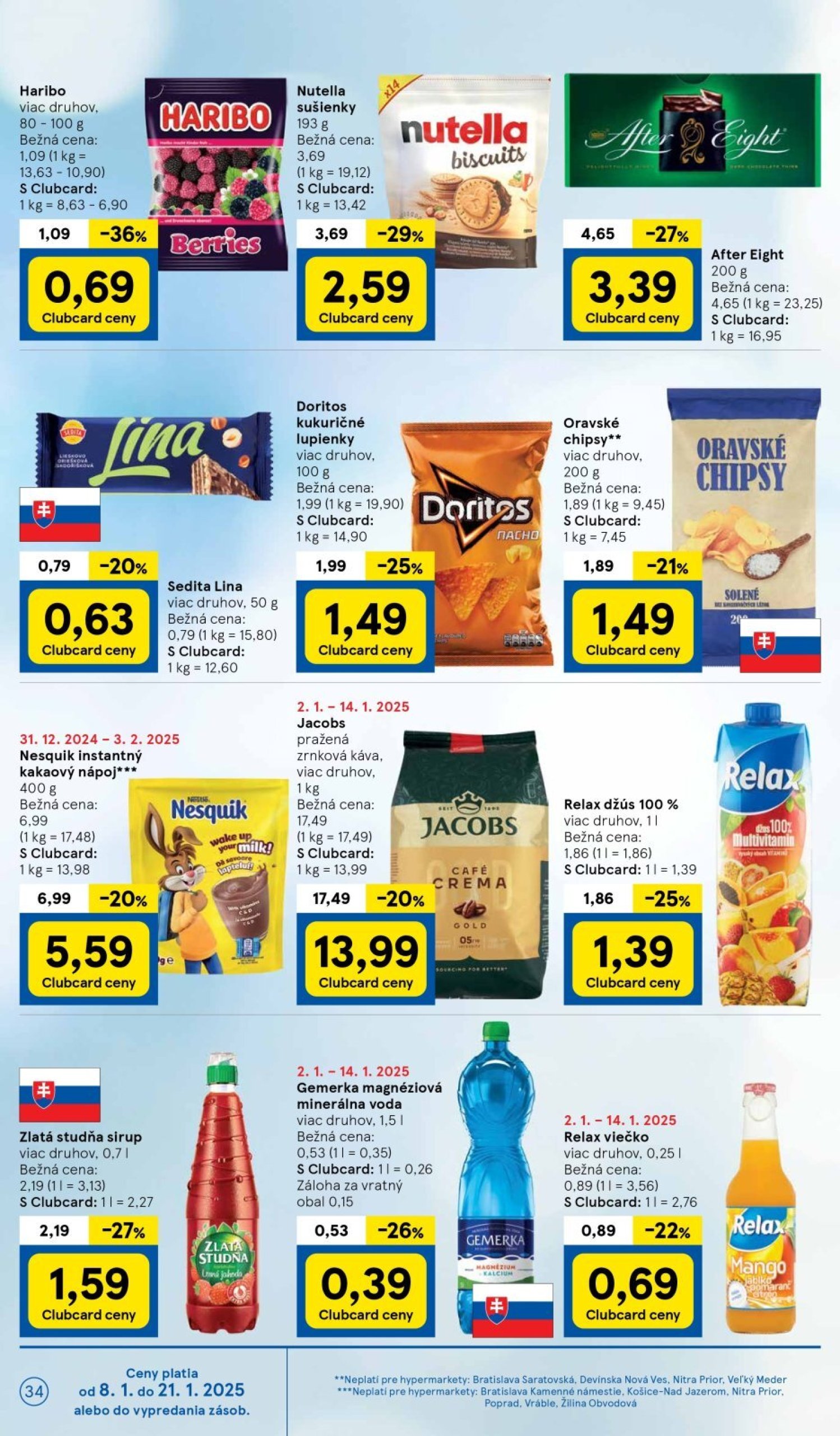 tesco - Tesco leták platný od 08.01. - 14.01. - page: 34