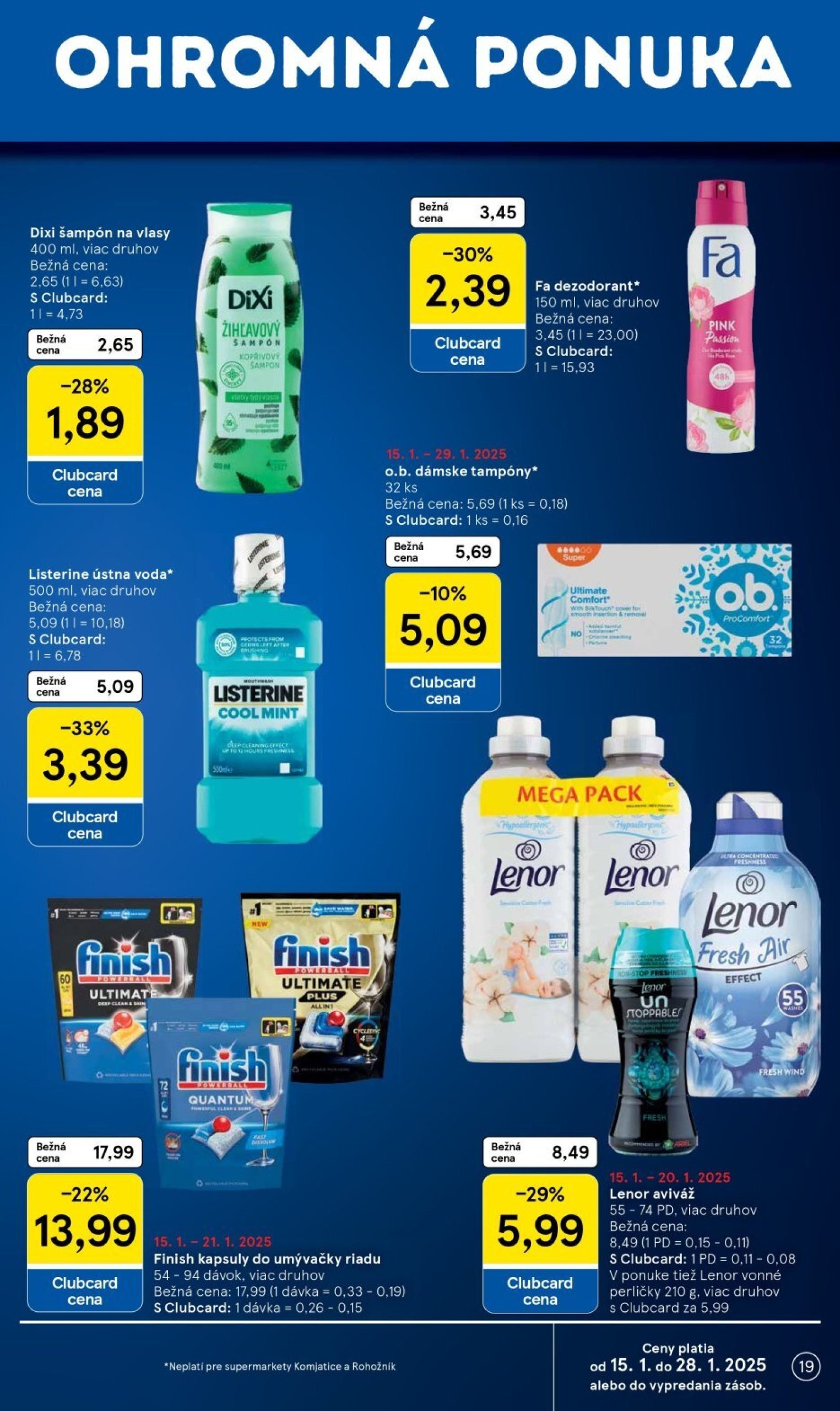 tesco - Tesco Supermarket leták platný od 15.01. - 21.01. - page: 19