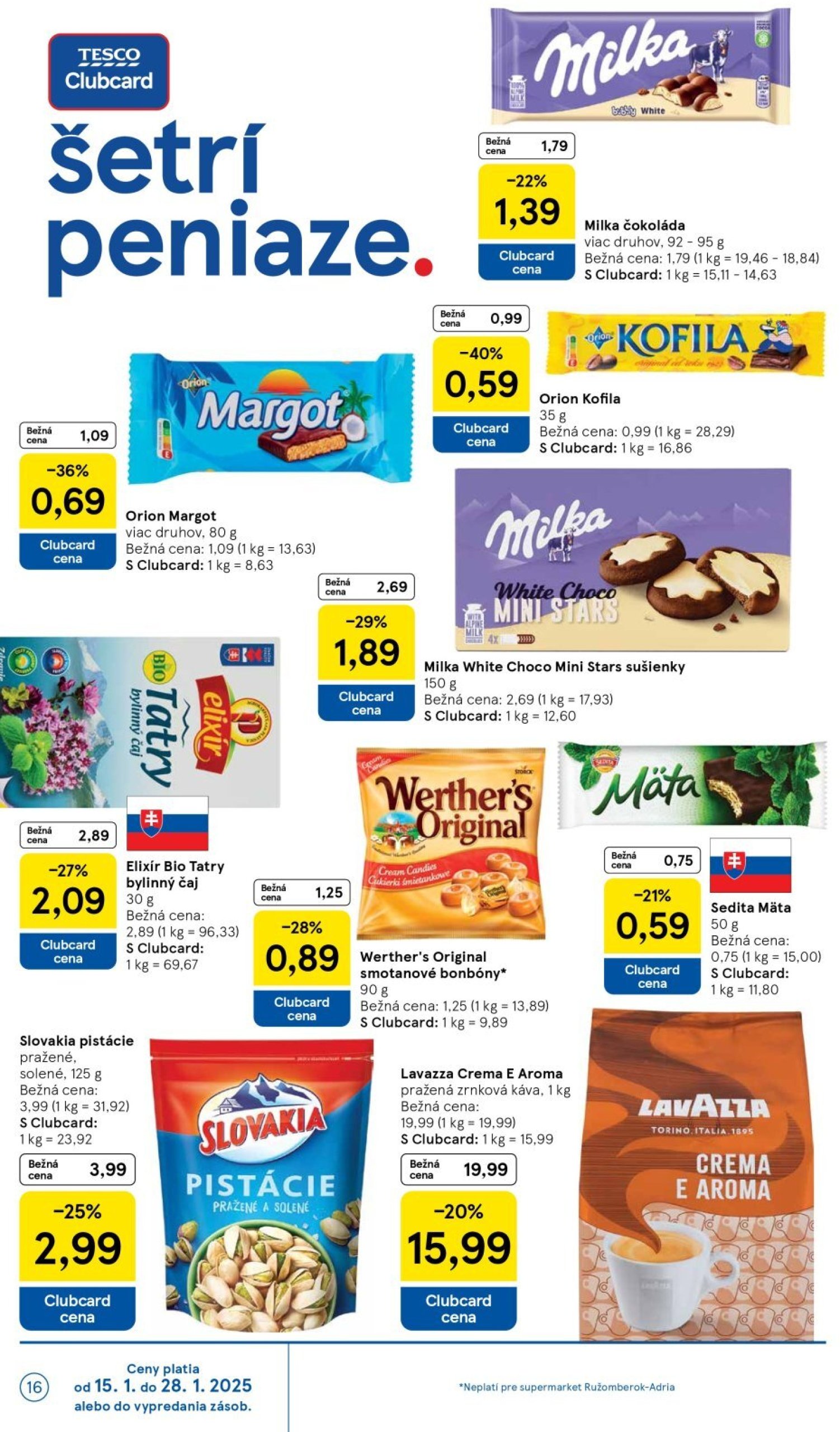 tesco - Tesco Supermarket leták platný od 15.01. - 21.01. - page: 16