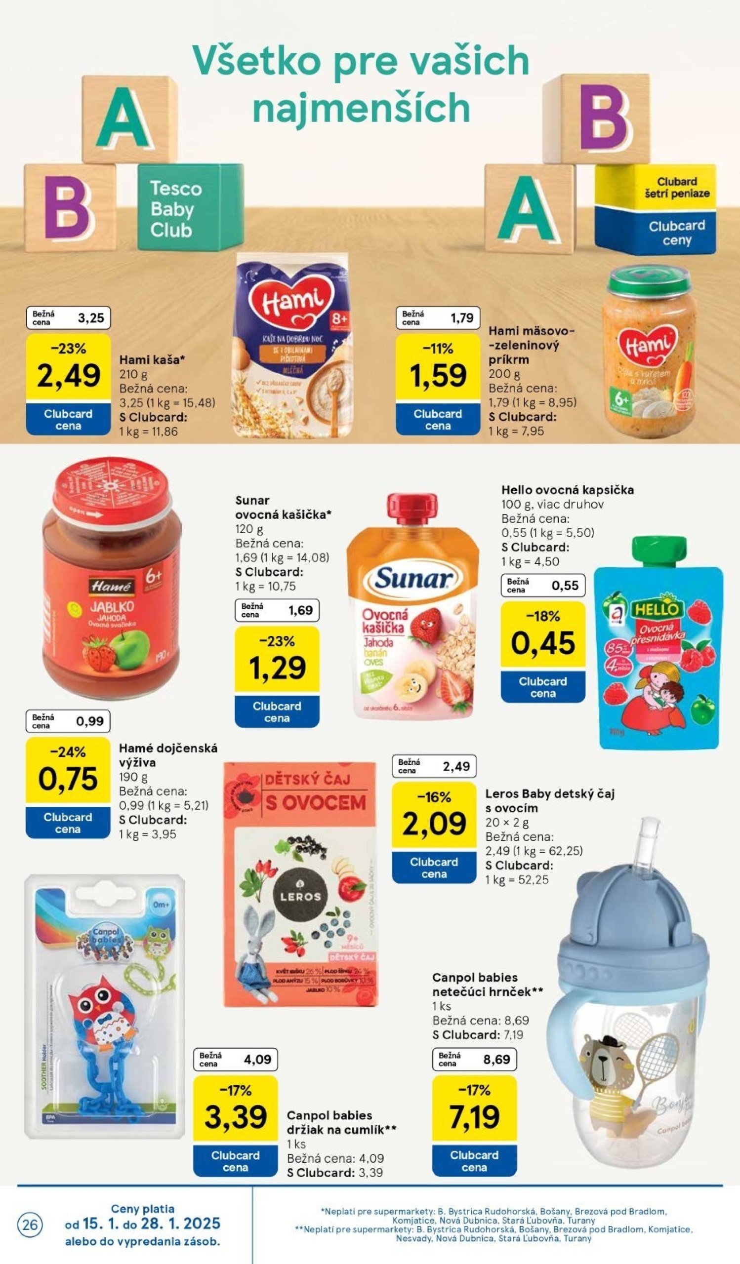 tesco - Tesco Supermarket leták platný od 15.01. - 21.01. - page: 26