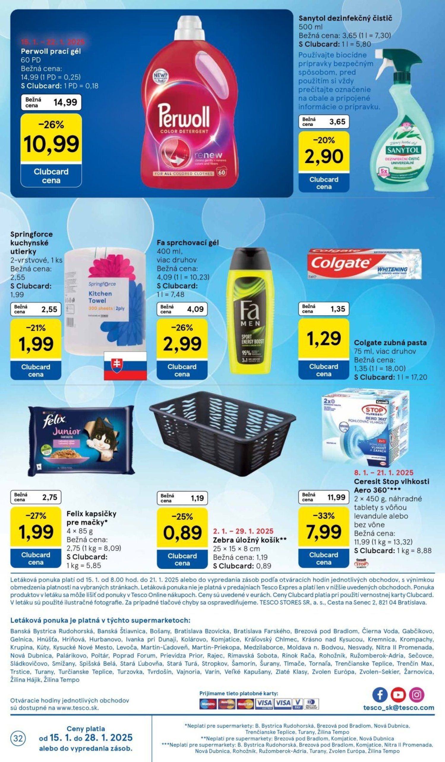 tesco - Tesco Supermarket leták platný od 15.01. - 21.01. - page: 32