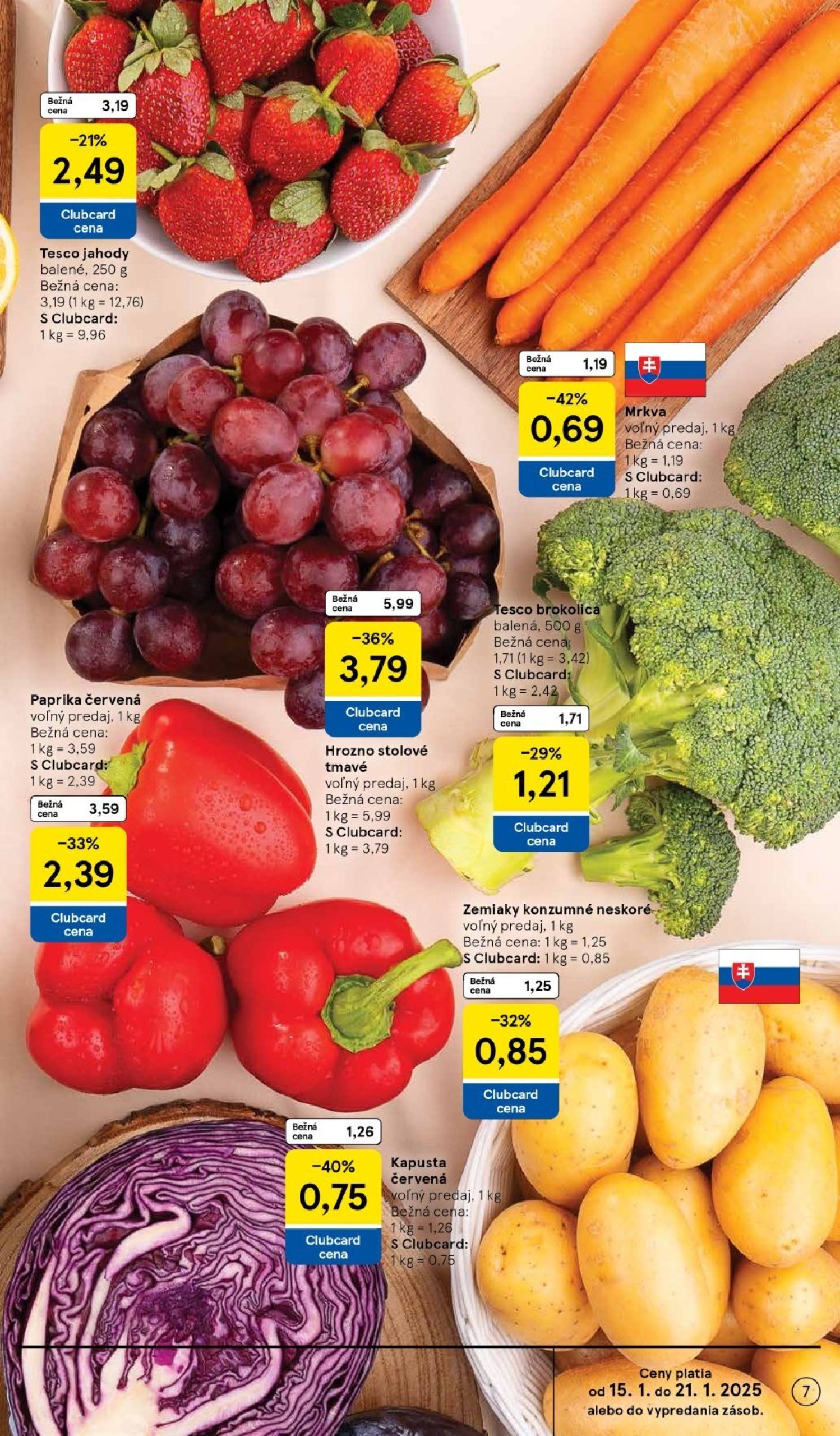 tesco - Tesco Supermarket leták platný od 15.01. - 21.01. - page: 7