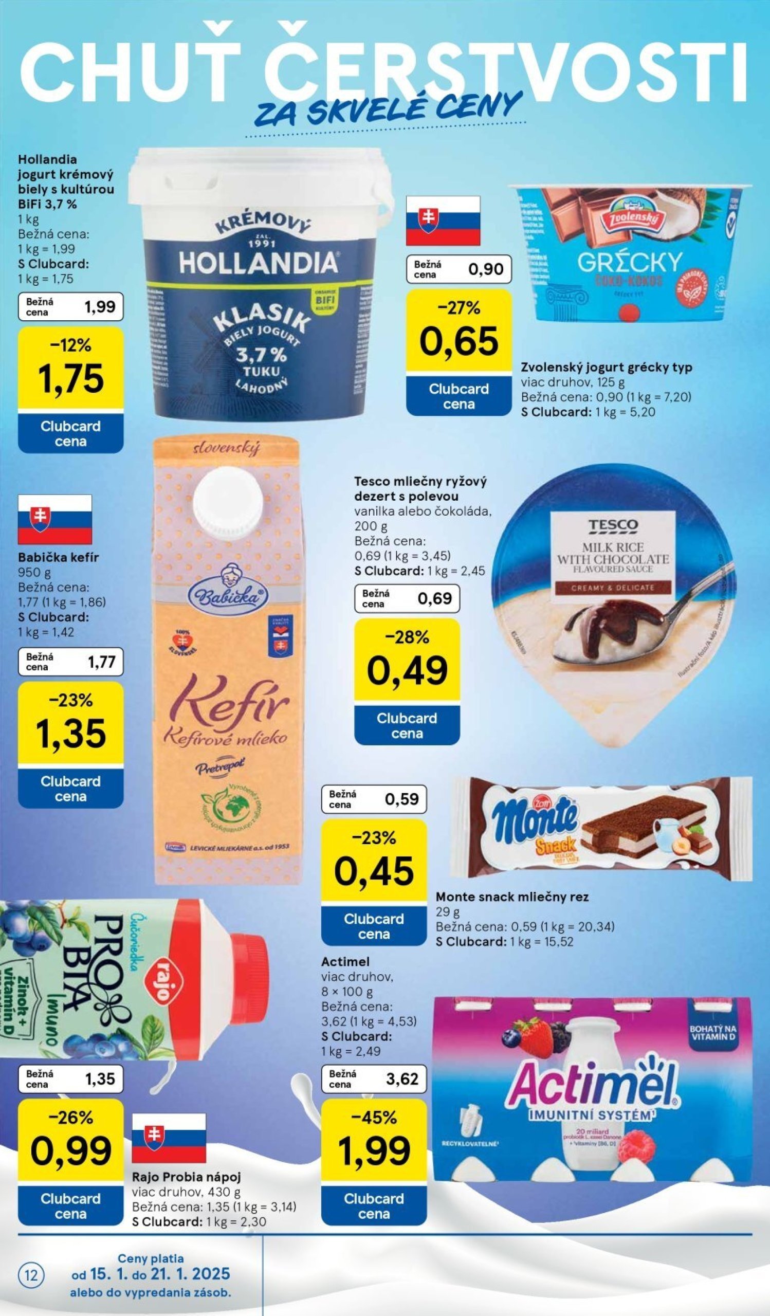 tesco - Tesco Supermarket leták platný od 15.01. - 21.01. - page: 12