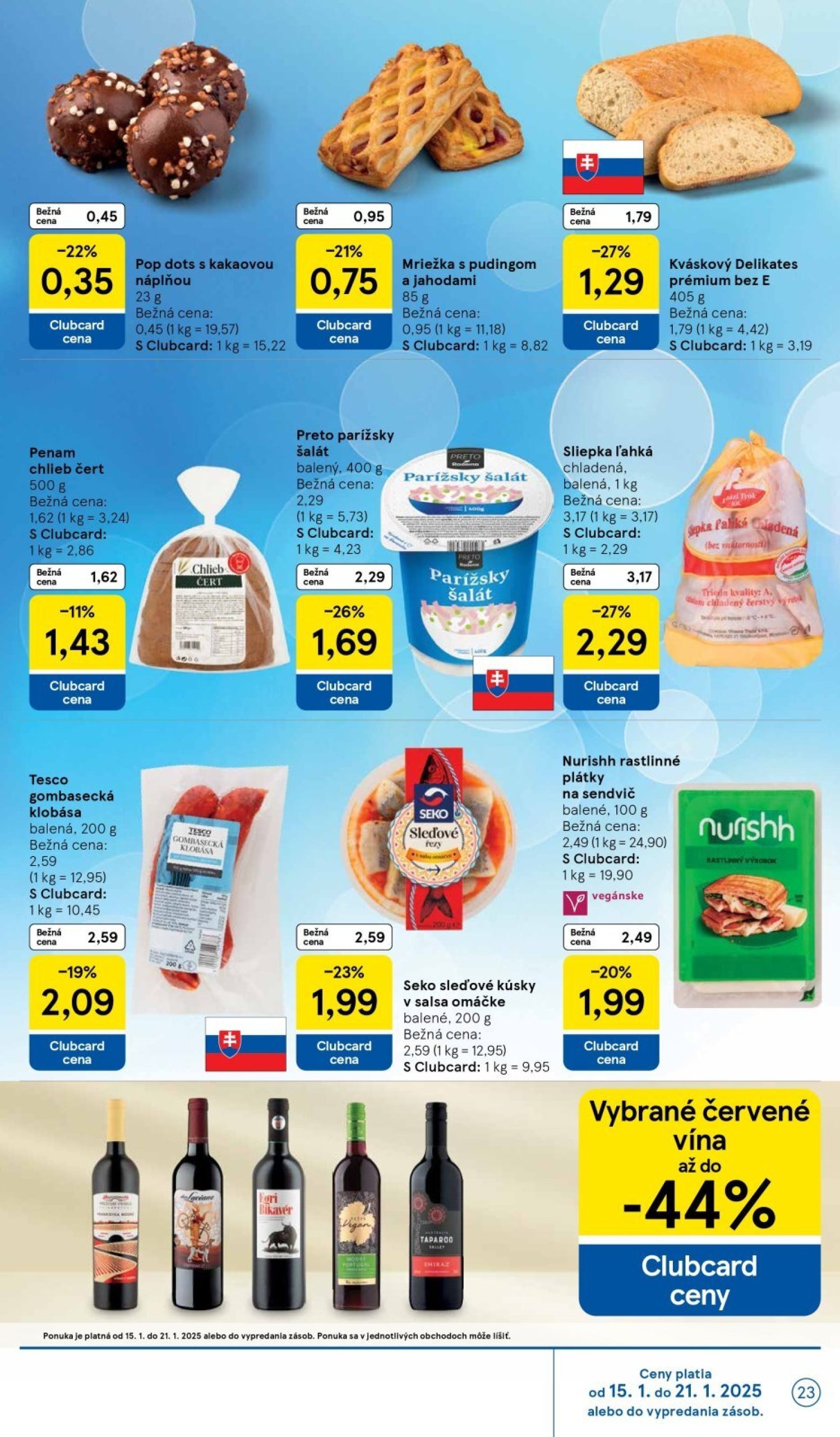 tesco - Tesco Supermarket leták platný od 15.01. - 21.01. - page: 23