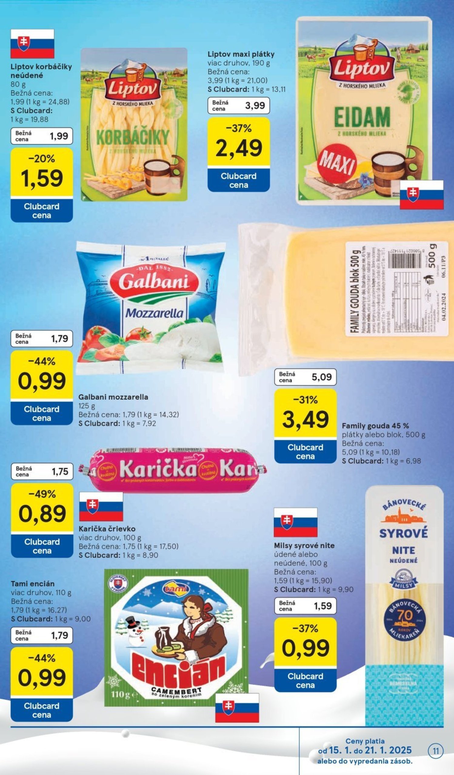 tesco - Tesco leták platný od 15.01. - 21.01. - page: 11