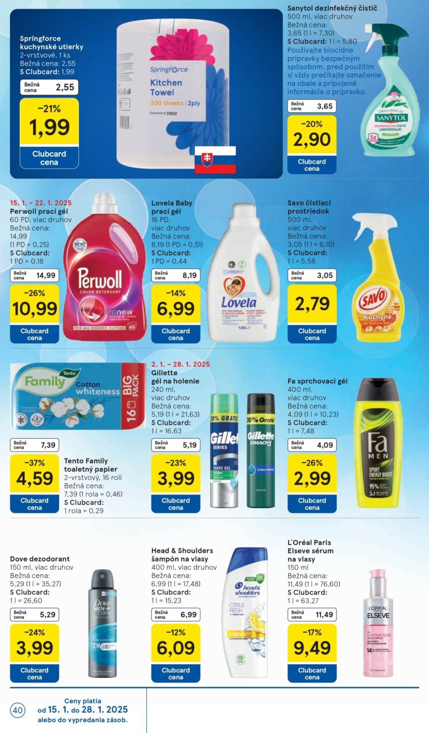 tesco - Tesco leták platný od 15.01. - 21.01. - page: 40