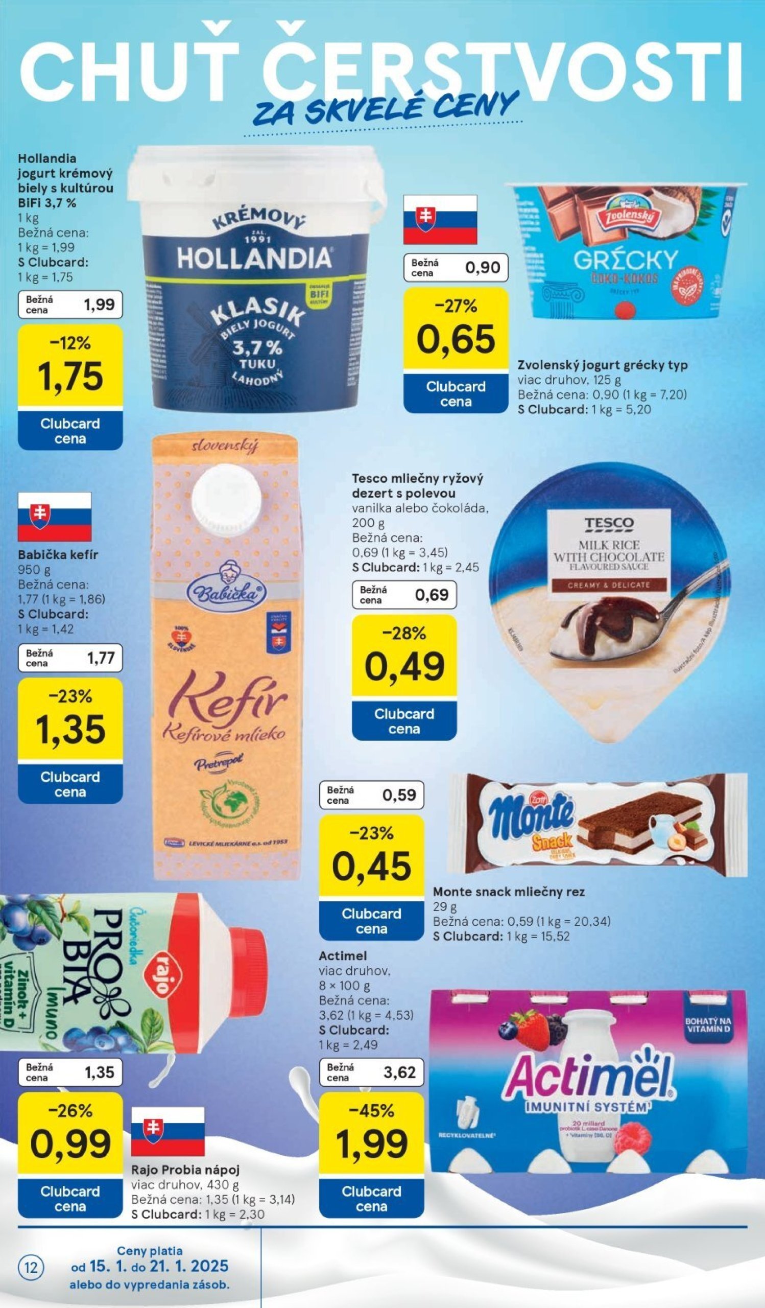 tesco - Tesco leták platný od 15.01. - 21.01. - page: 12