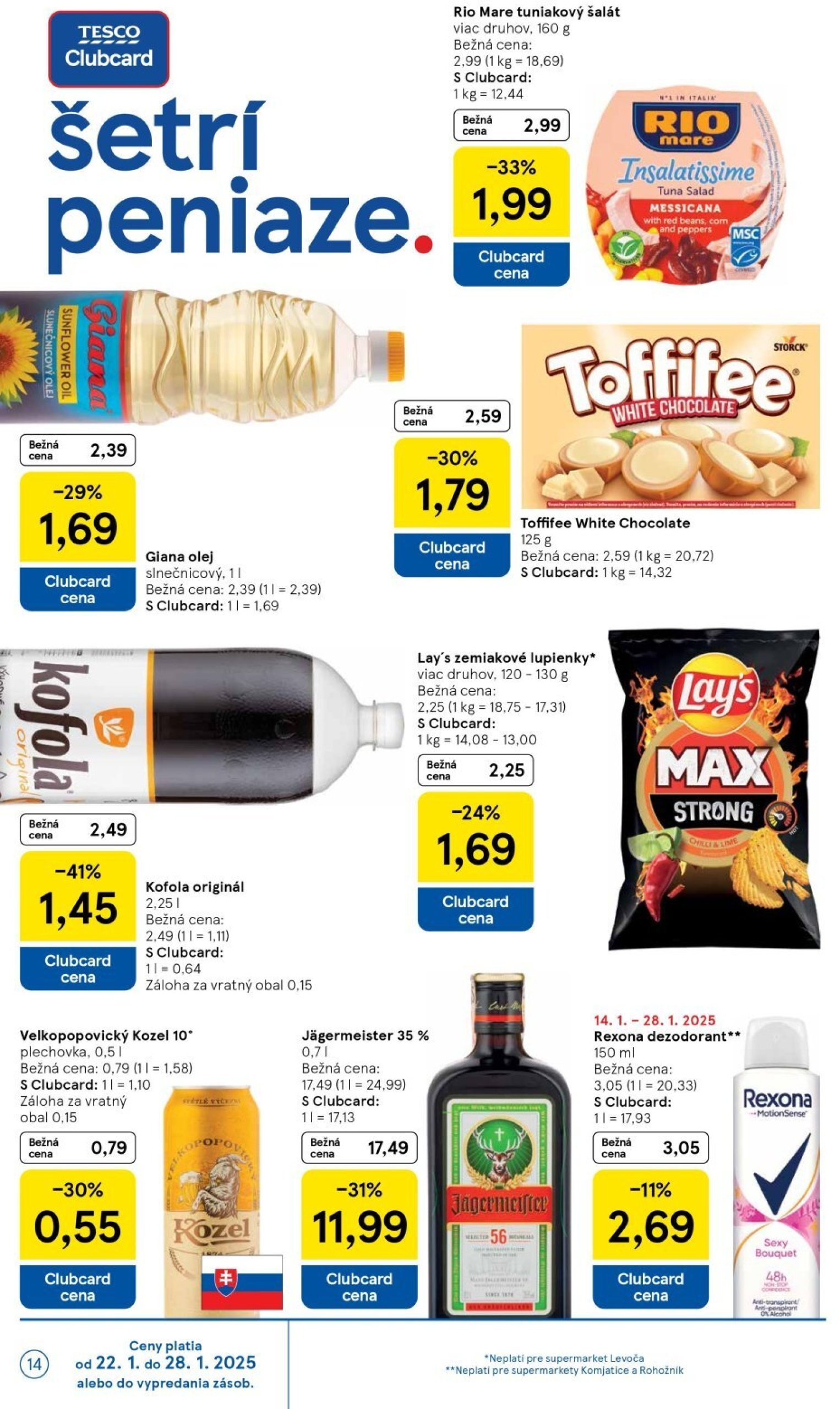 tesco - Tesco Supermarket leták platný od 22.01. - 28.01. - page: 14