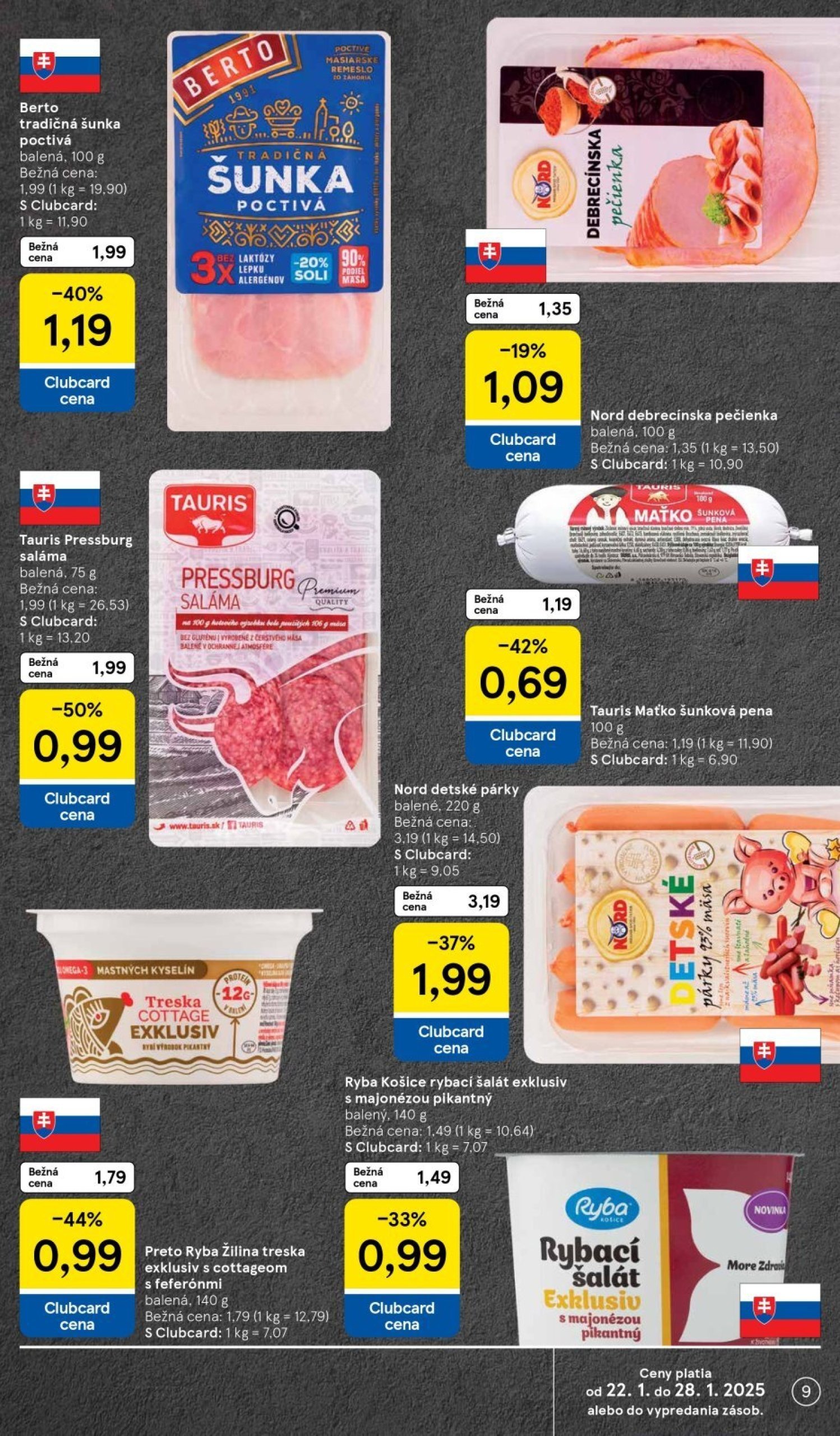 tesco - Tesco Supermarket leták platný od 22.01. - 28.01. - page: 9