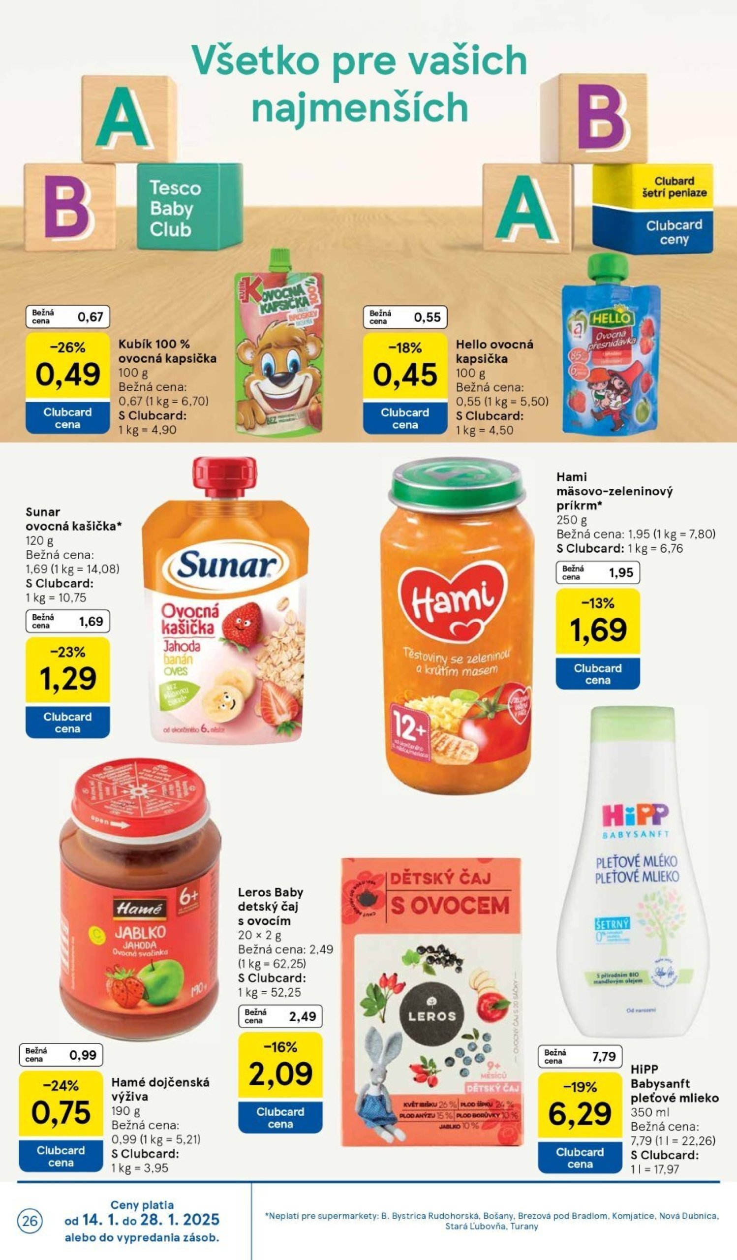 tesco - Tesco Supermarket leták platný od 22.01. - 28.01. - page: 26