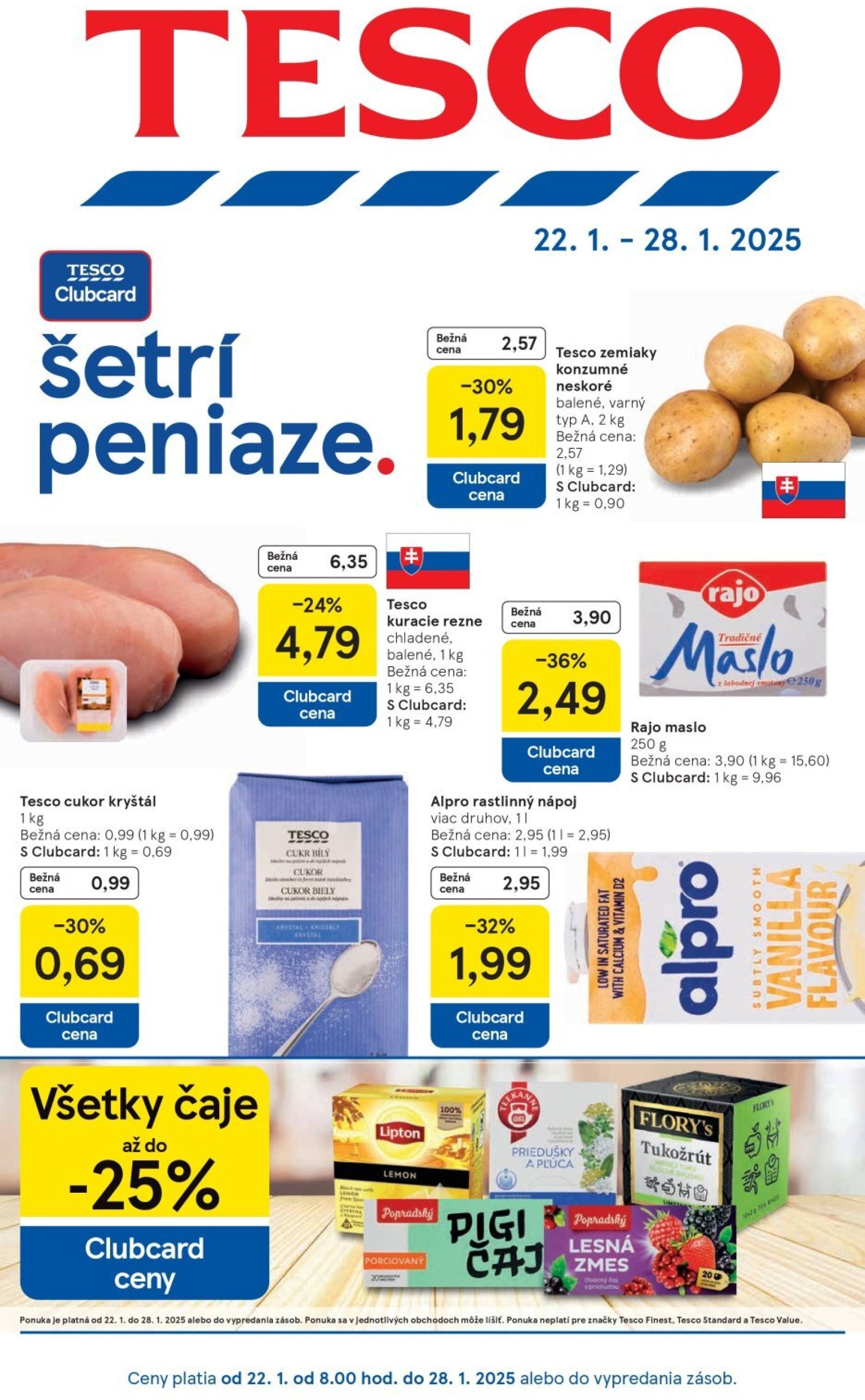 tesco - Tesco leták platný od 22.01. - 28.01. - page: 1