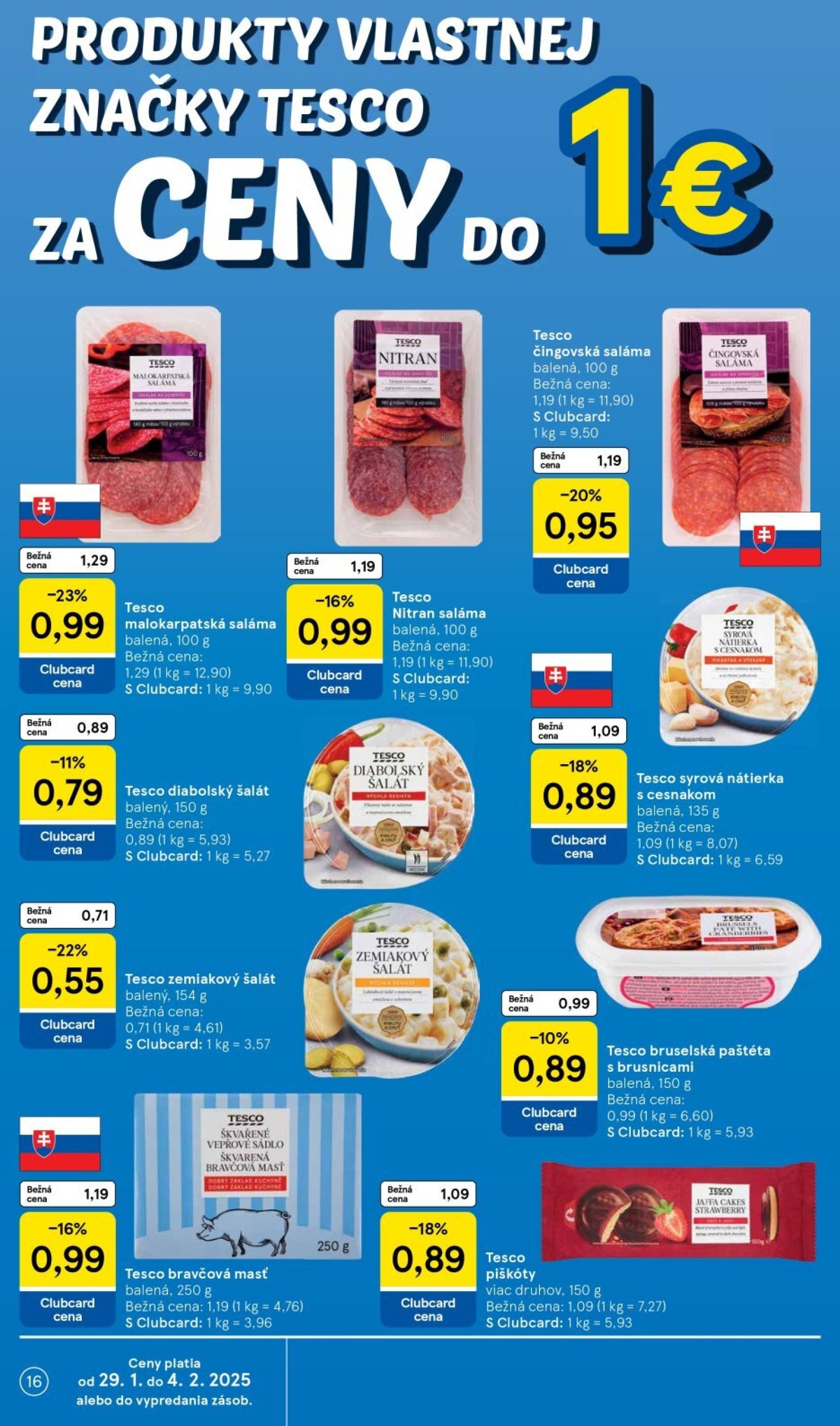 tesco - Tesco leták platný od 29.01. - 04.02. - page: 16