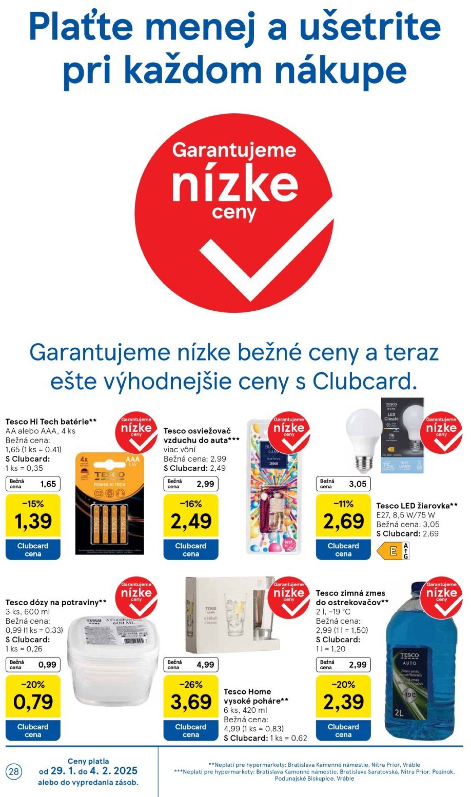 tesco - Tesco leták platný od 29.01. - 04.02. - page: 28