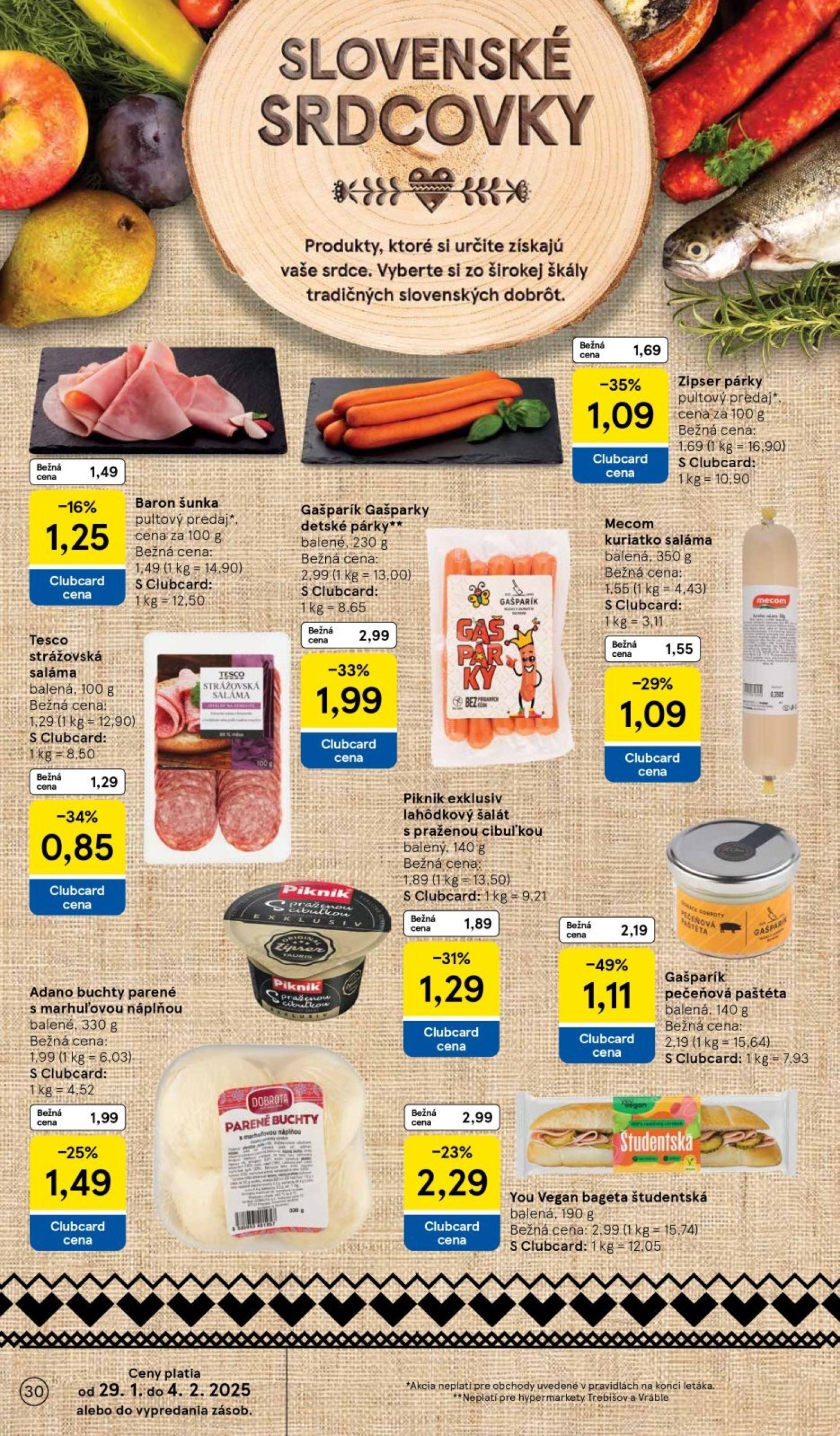 tesco - Tesco leták platný od 29.01. - 04.02. - page: 30