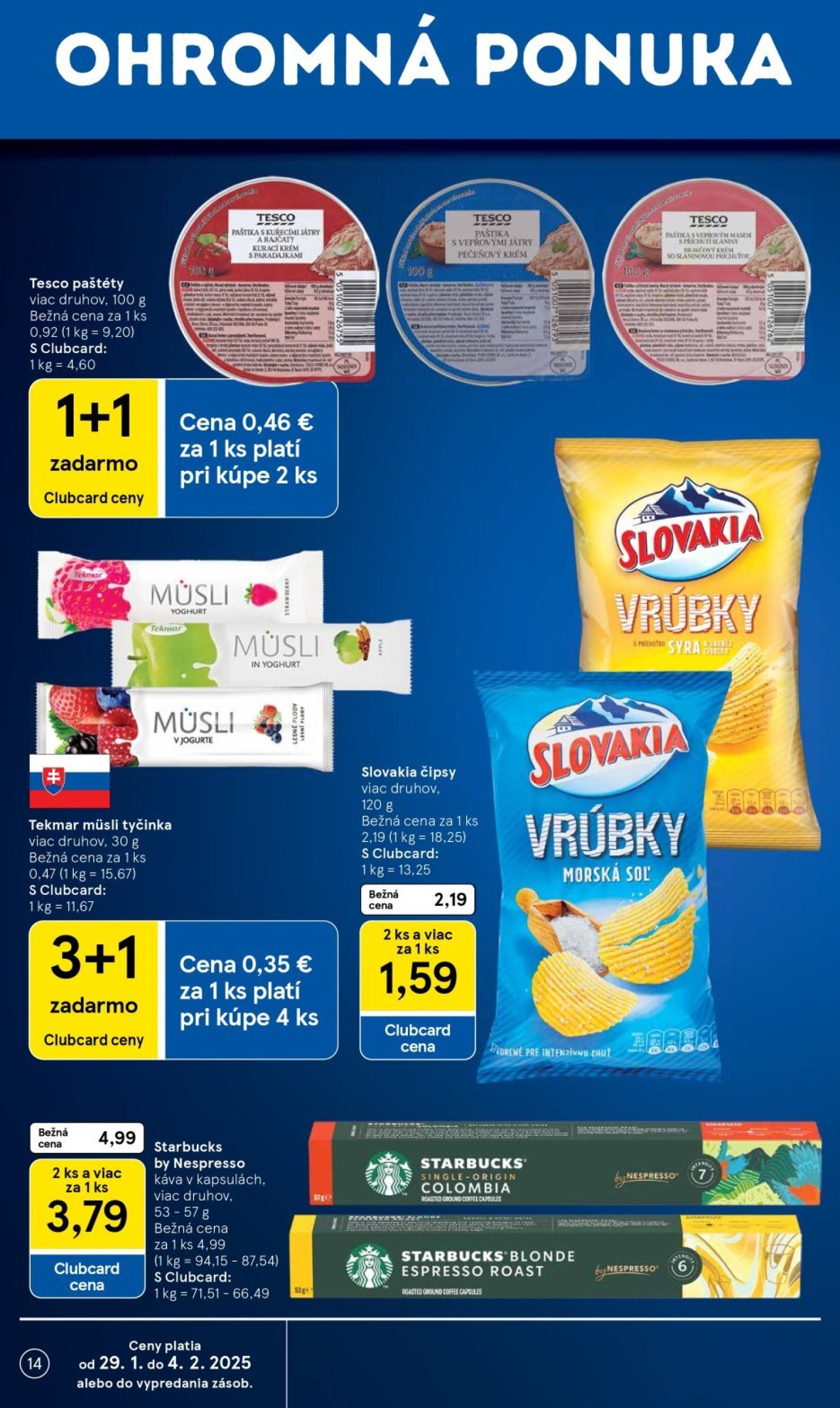 tesco - Tesco leták platný od 29.01. - 04.02. - page: 14