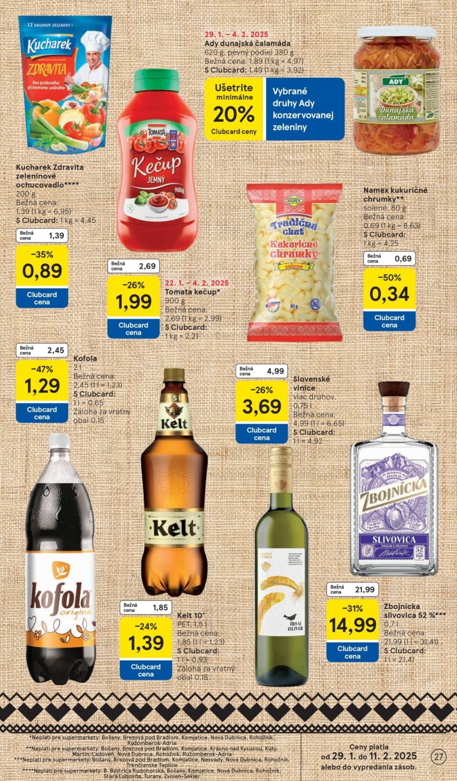 tesco - Tesco Supermarket leták platný od 29.01. - 04.02. - page: 27