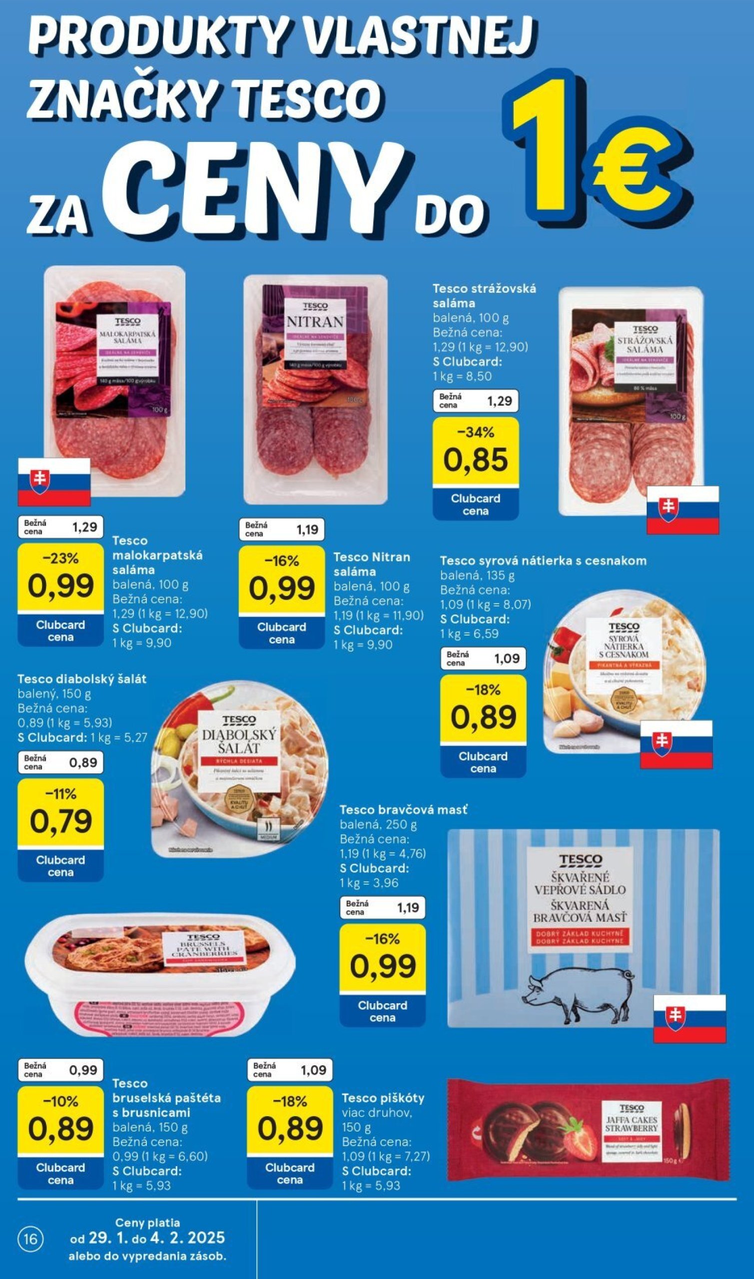 tesco - Tesco Supermarket leták platný od 29.01. - 04.02. - page: 16