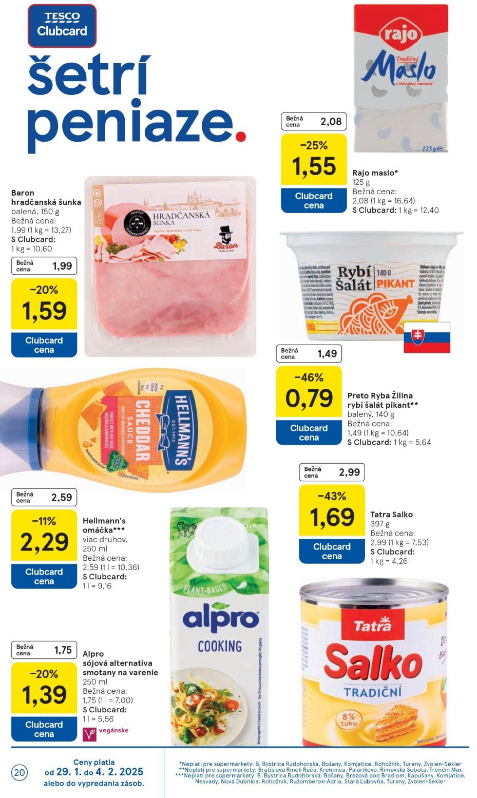 tesco - Tesco Supermarket leták platný od 29.01. - 04.02. - page: 20