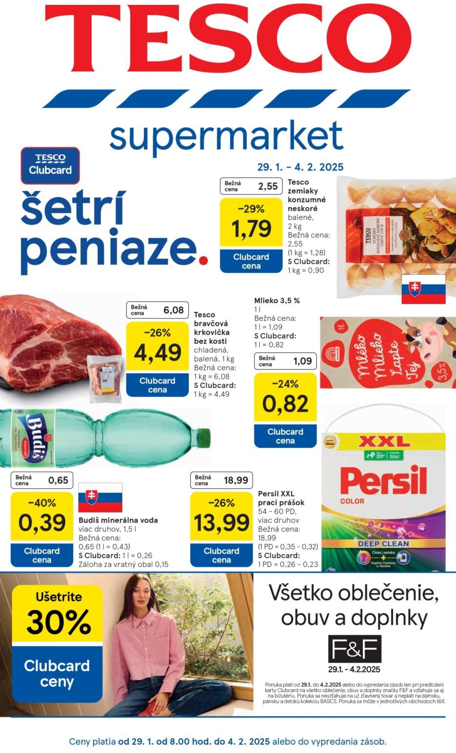 tesco - Tesco Supermarket leták platný od 29.01. - 04.02.