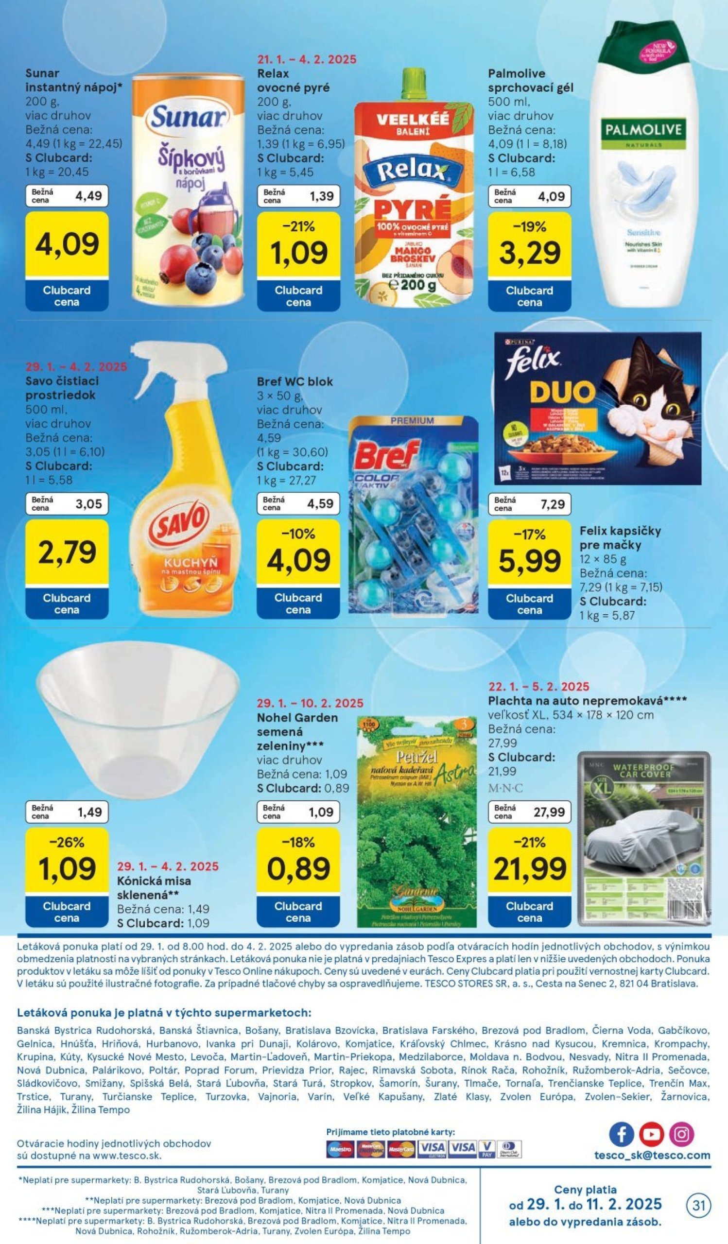 tesco - Tesco Supermarket leták platný od 29.01. - 04.02. - page: 31