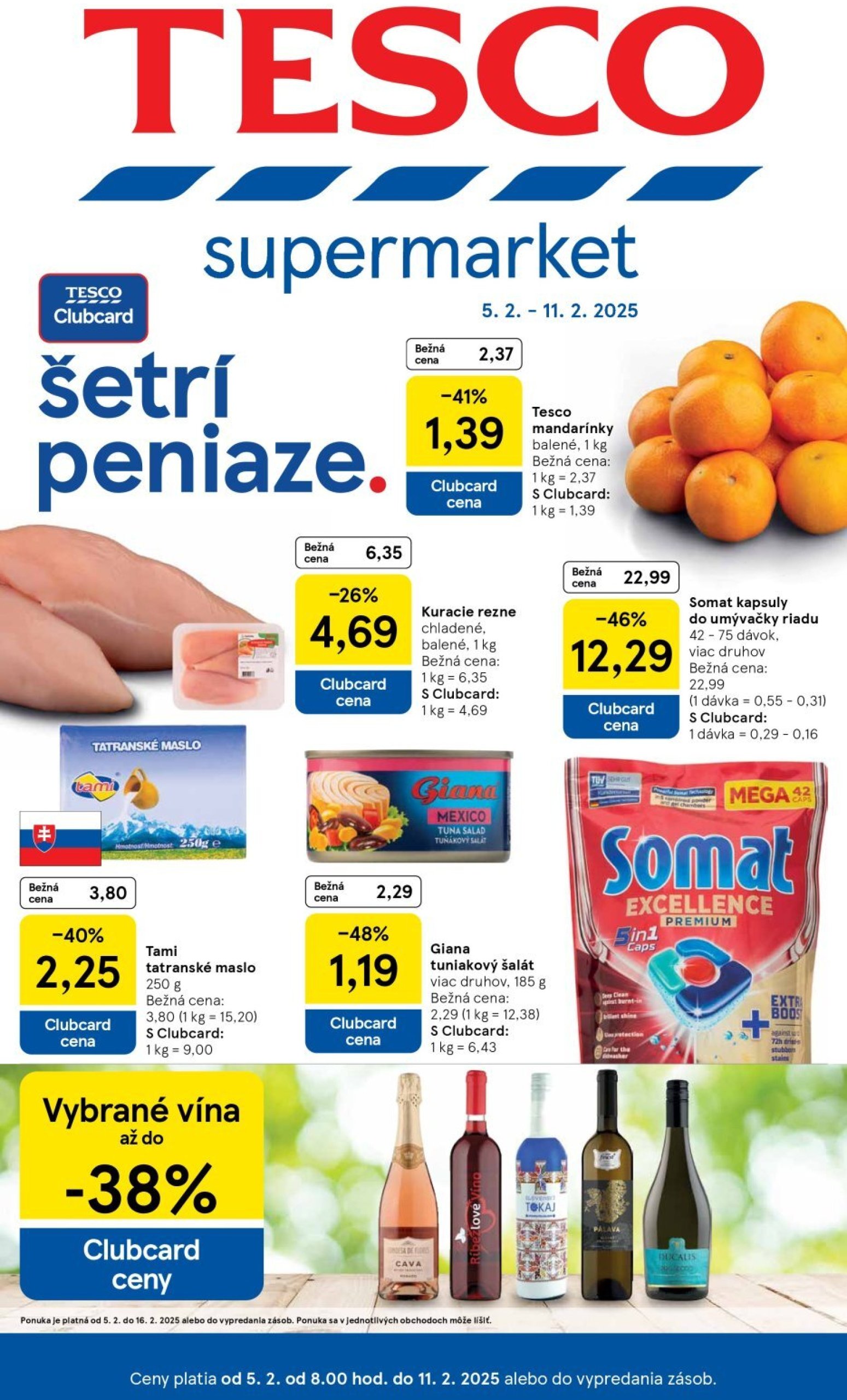 tesco - Tesco Supermarket leták platný od 05.02. - 11.02.