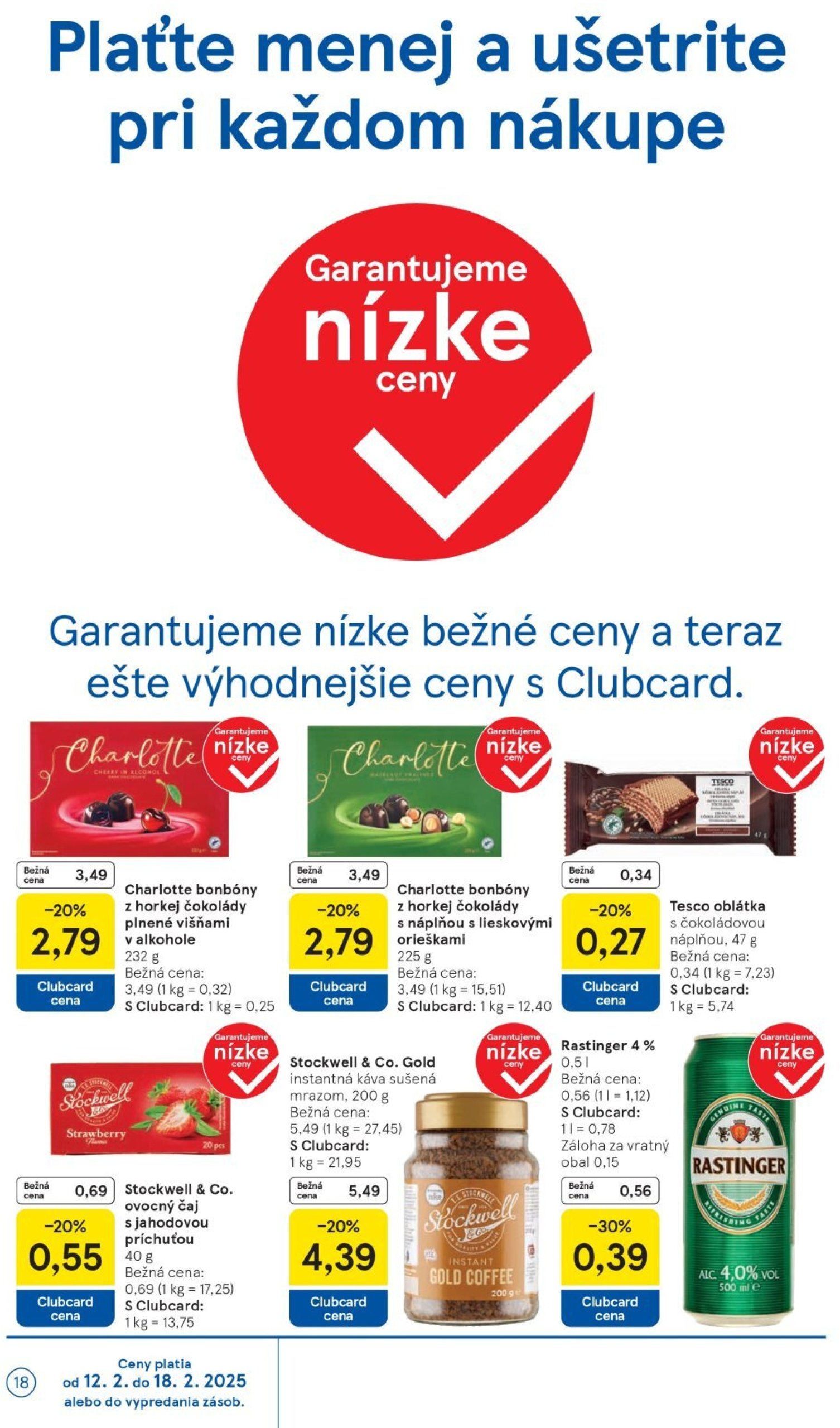 tesco - Tesco leták platný od 12.02. - 18.02. - page: 18