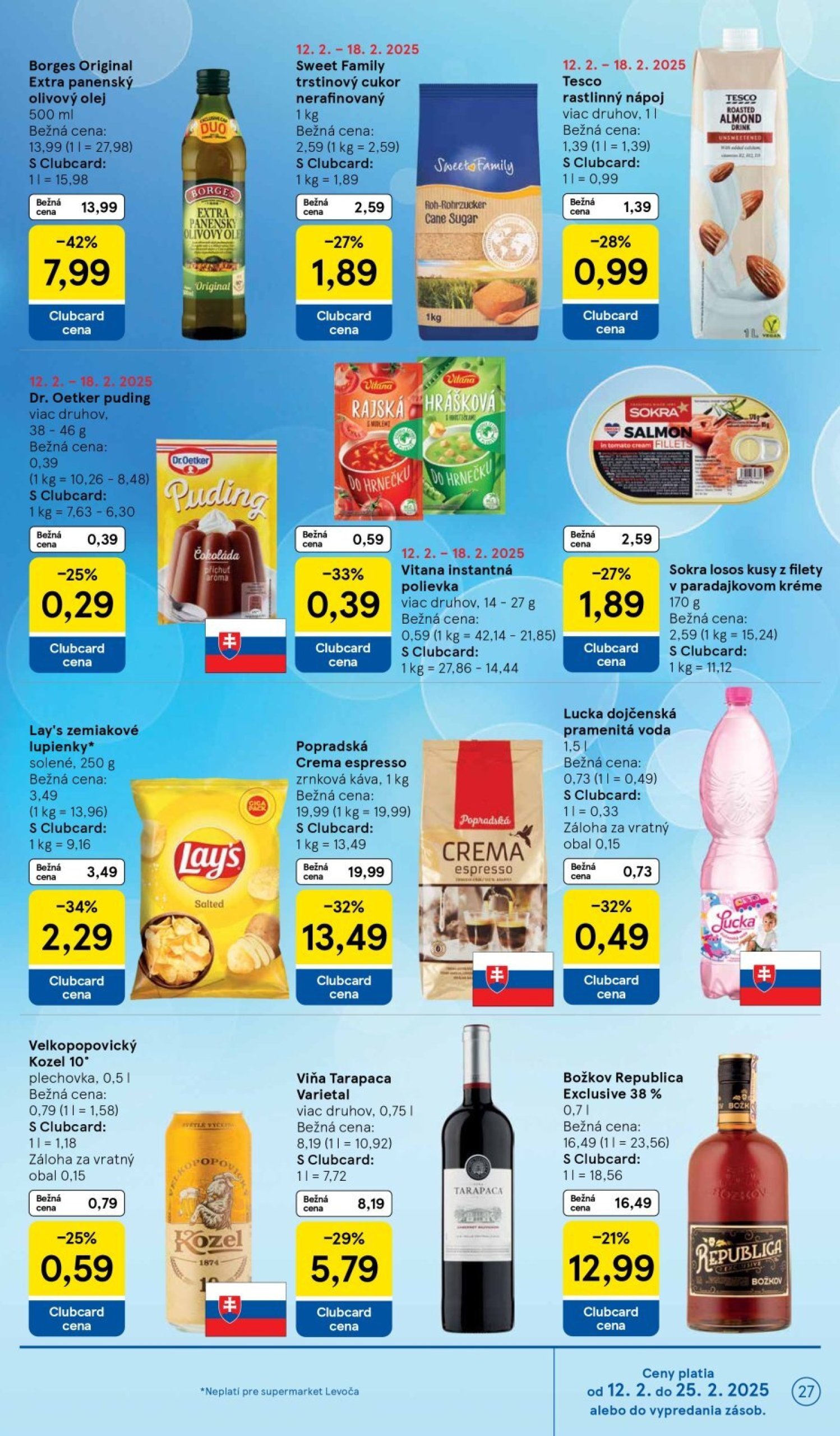 tesco - Tesco supermarket leták platný od 12.02. - 18.02. - page: 27