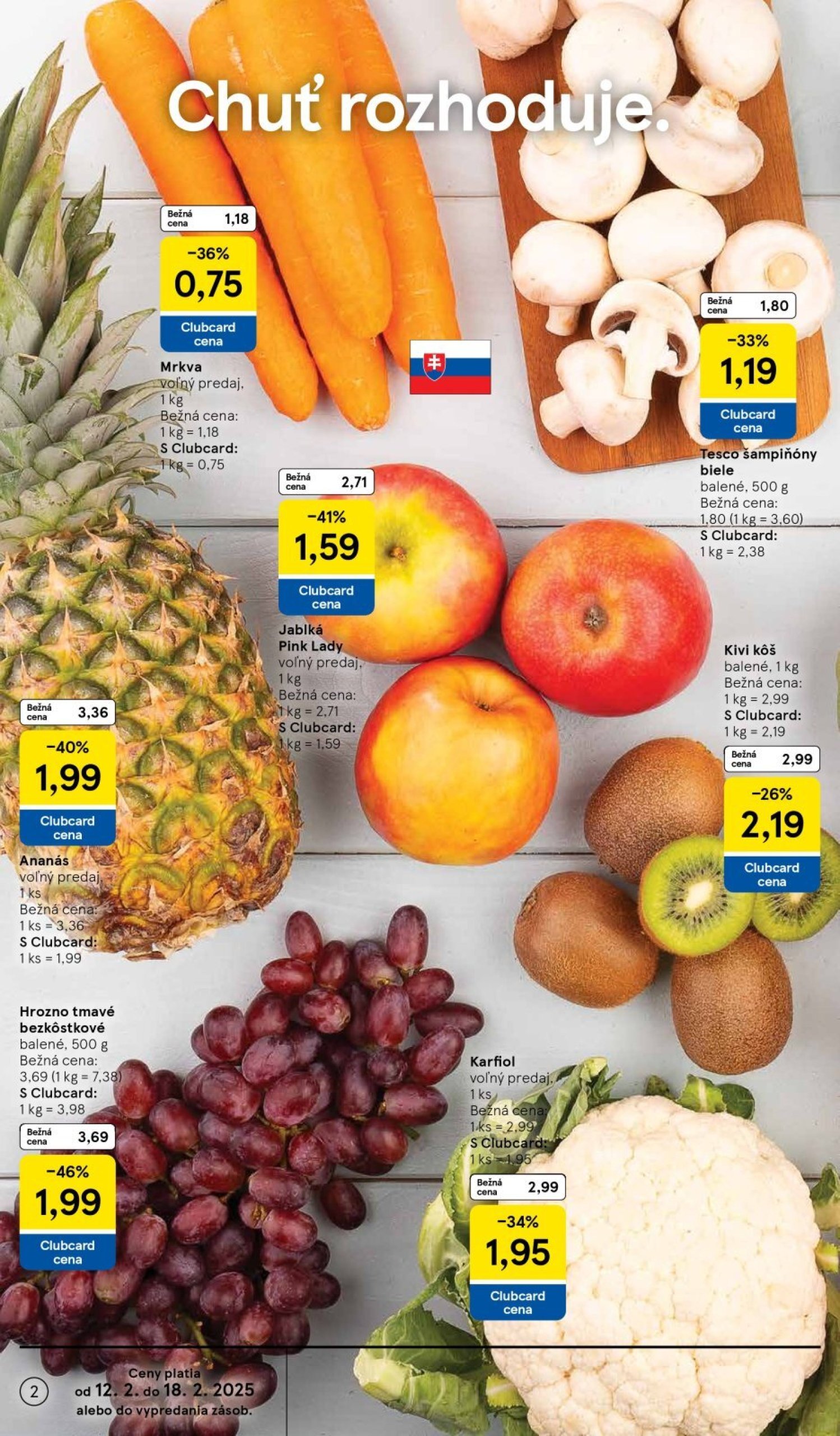 tesco - Tesco supermarket leták platný od 12.02. - 18.02. - page: 2