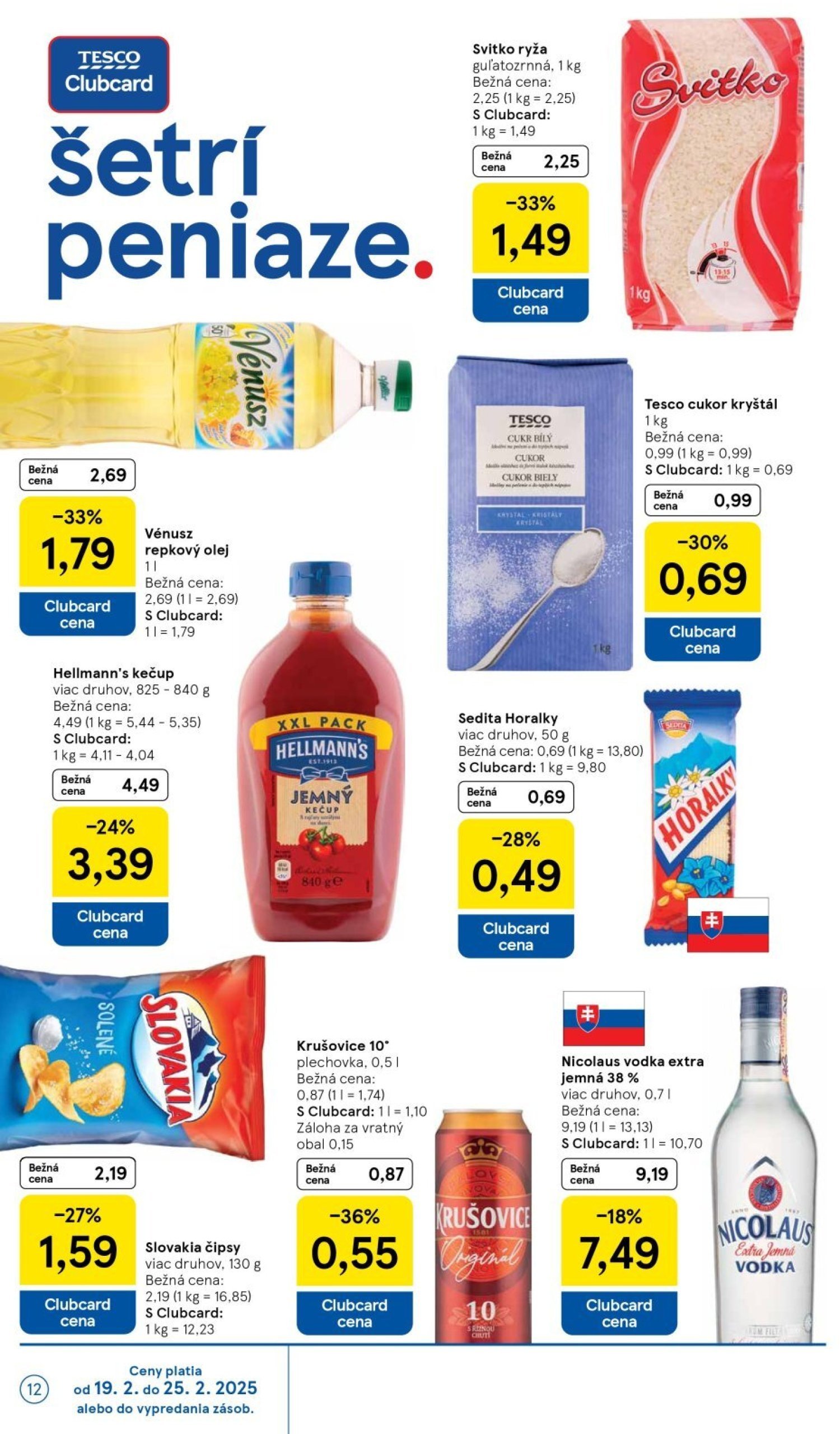 tesco - Tesco leták platný od 19.02. - 25.02. - page: 12