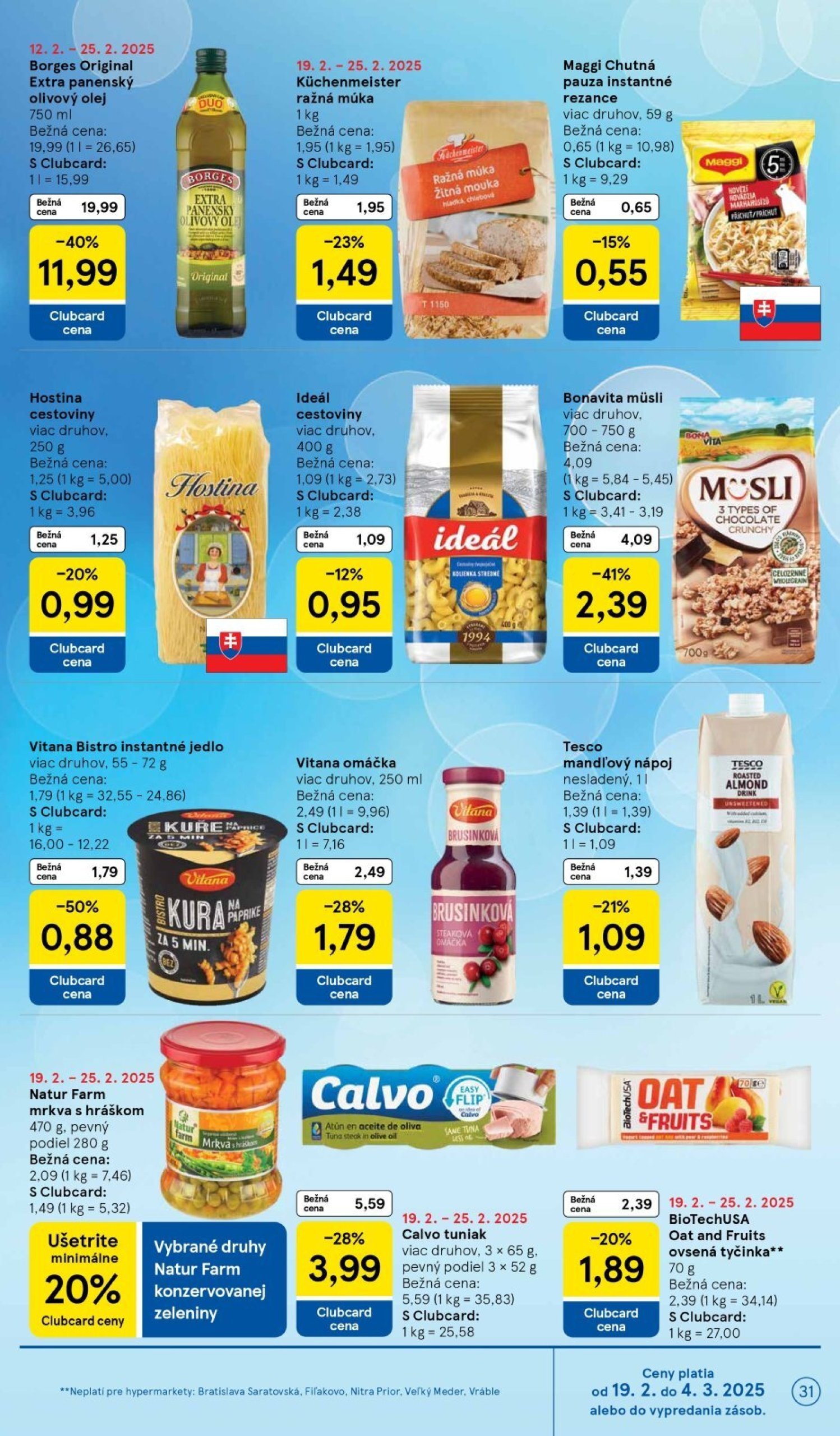 tesco - Tesco leták platný od 19.02. - 25.02. - page: 31