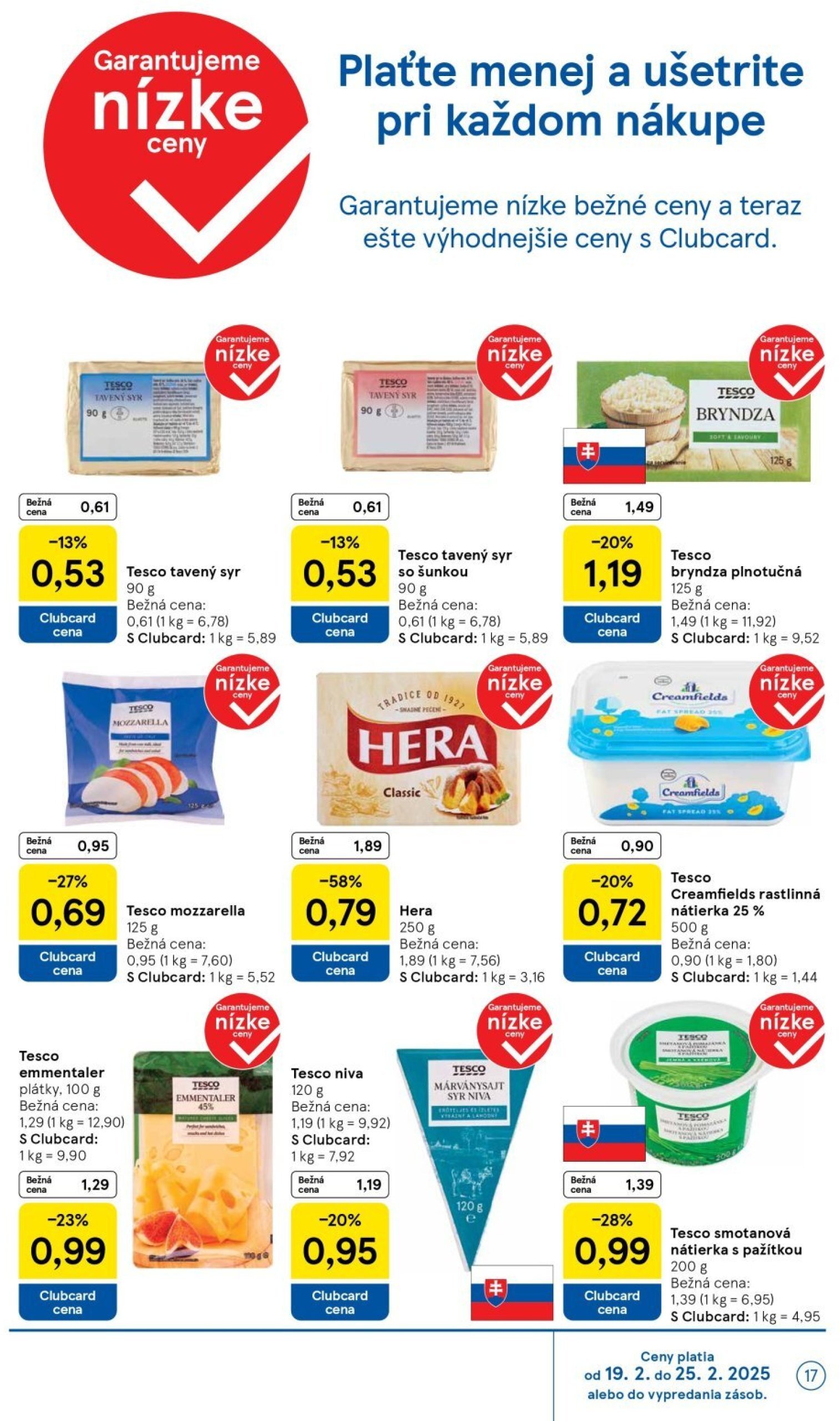 tesco - Tesco leták platný od 19.02. - 25.02. - page: 17