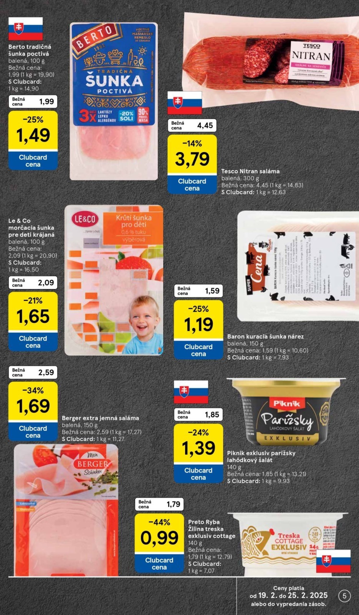 tesco - Tesco supermarket leták platný od 19.02. - 25.02. - page: 5