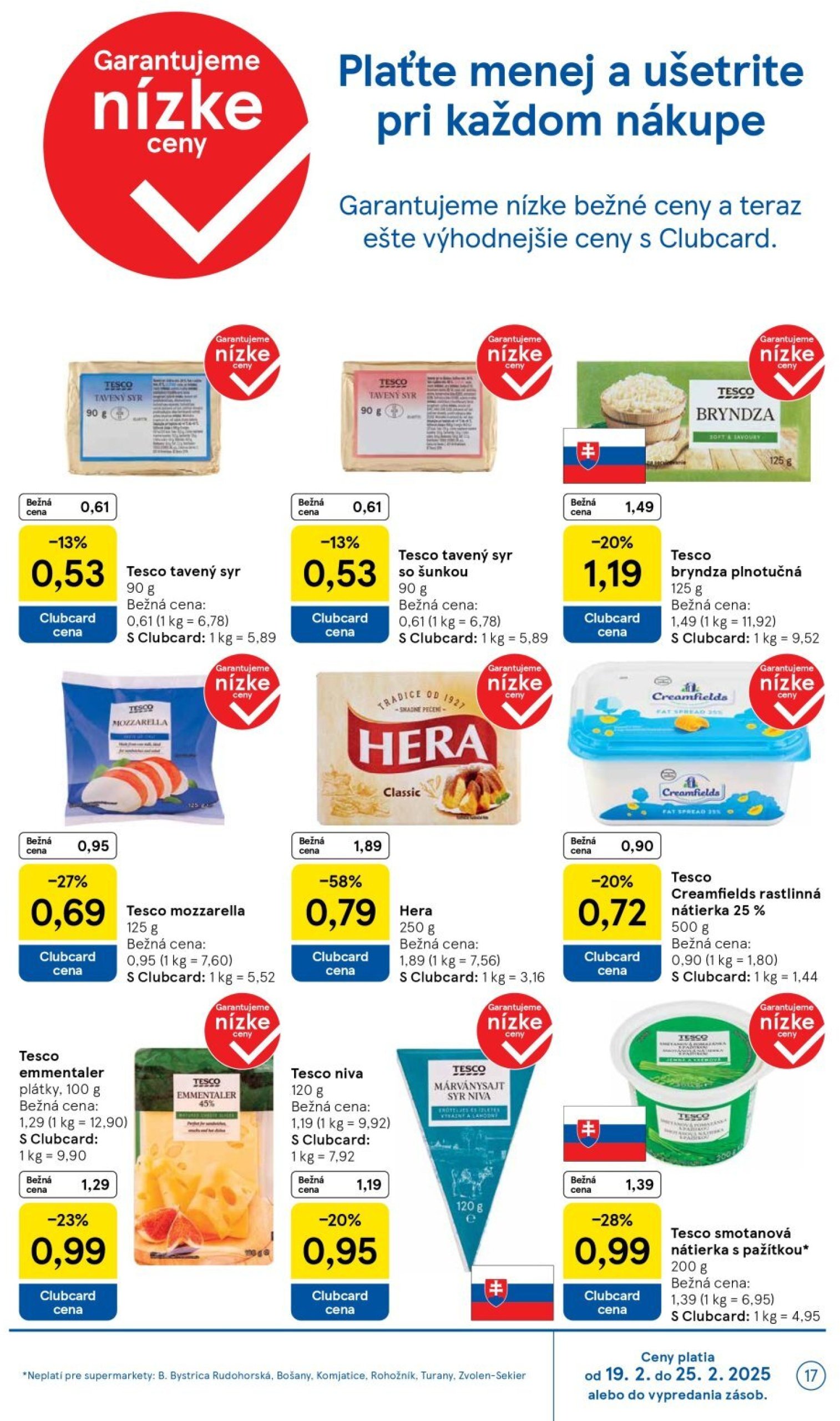 tesco - Tesco supermarket leták platný od 19.02. - 25.02. - page: 17