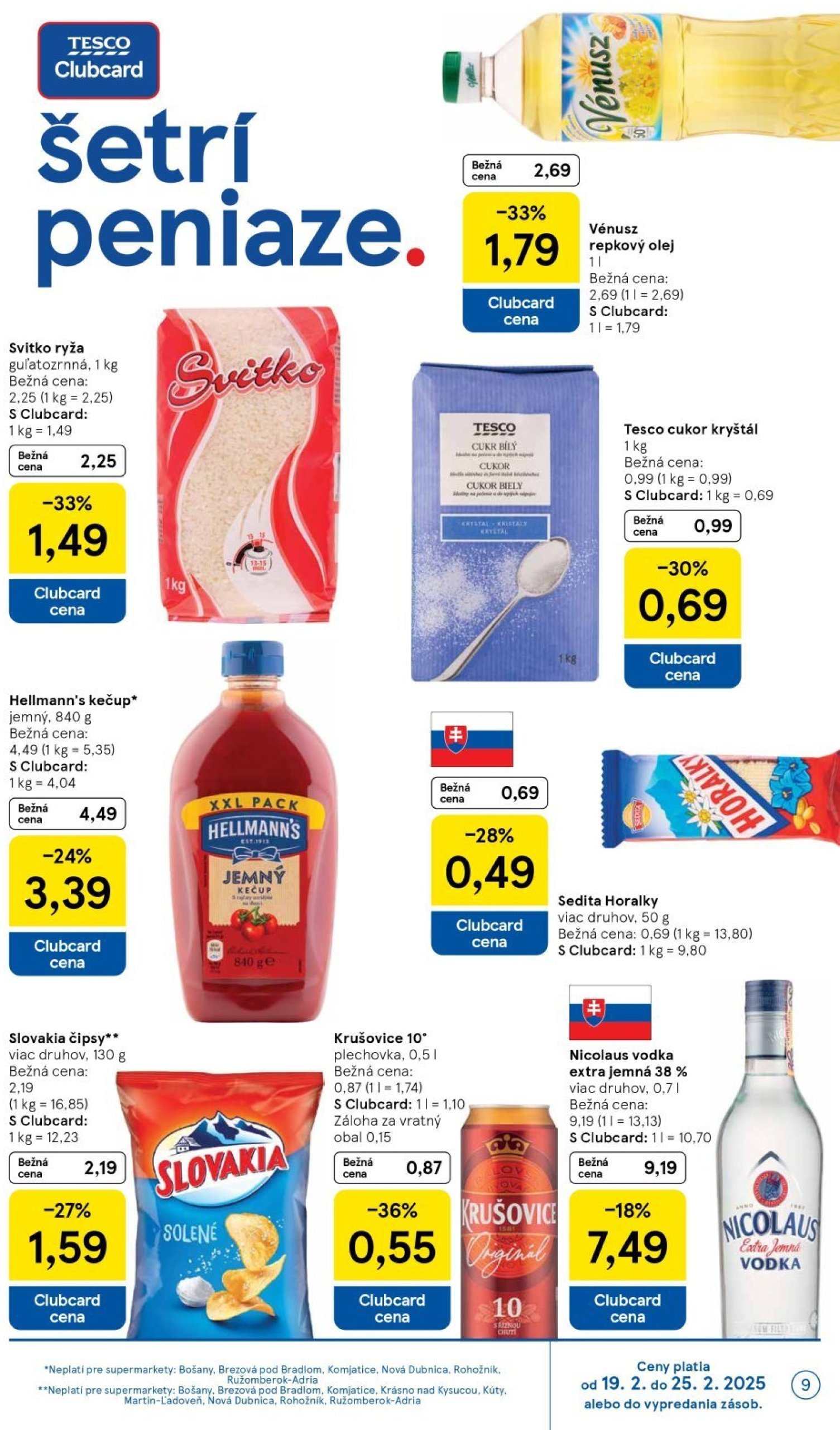 tesco - Tesco supermarket leták platný od 19.02. - 25.02. - page: 9