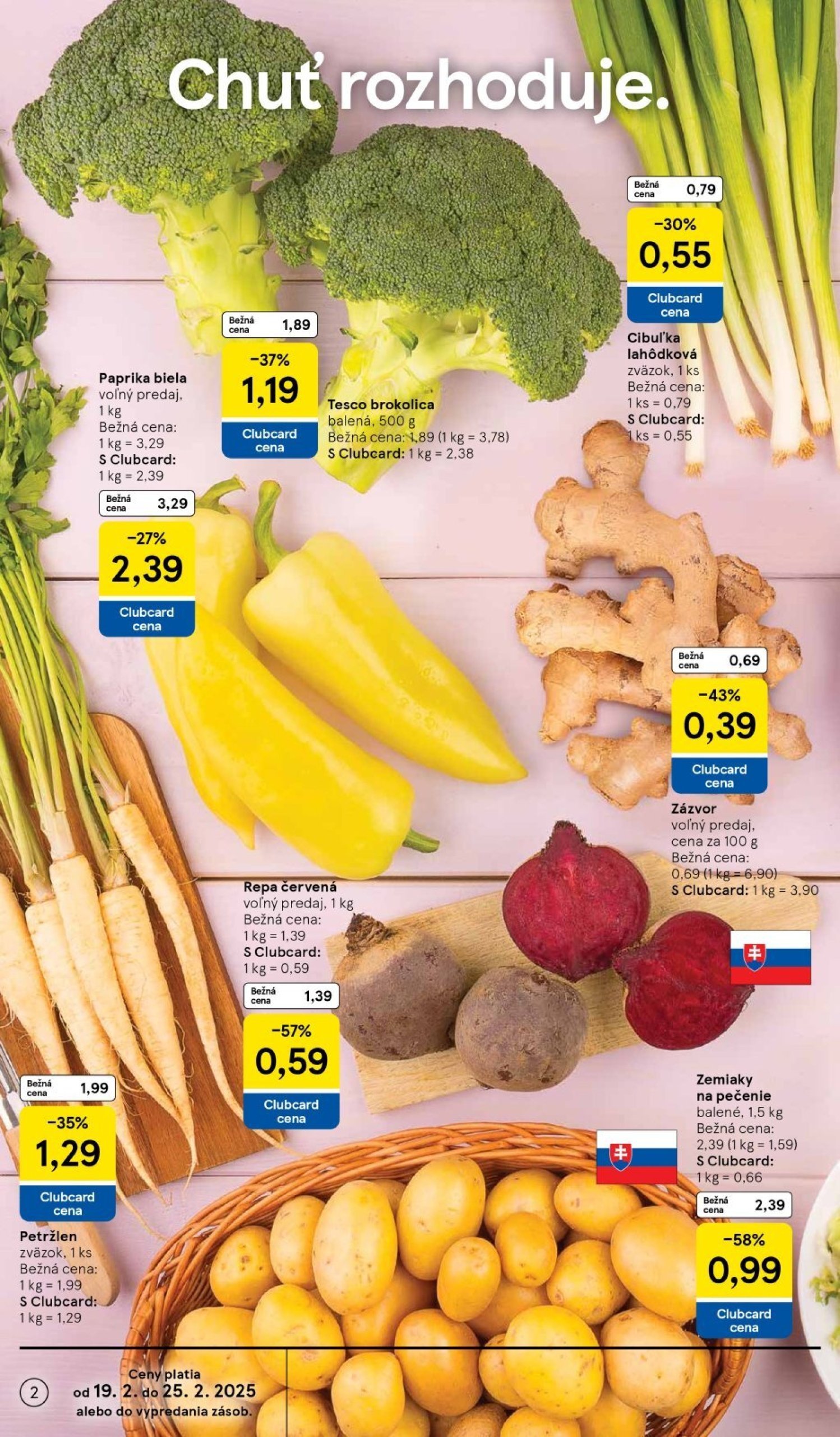 tesco - Tesco supermarket leták platný od 19.02. - 25.02. - page: 2