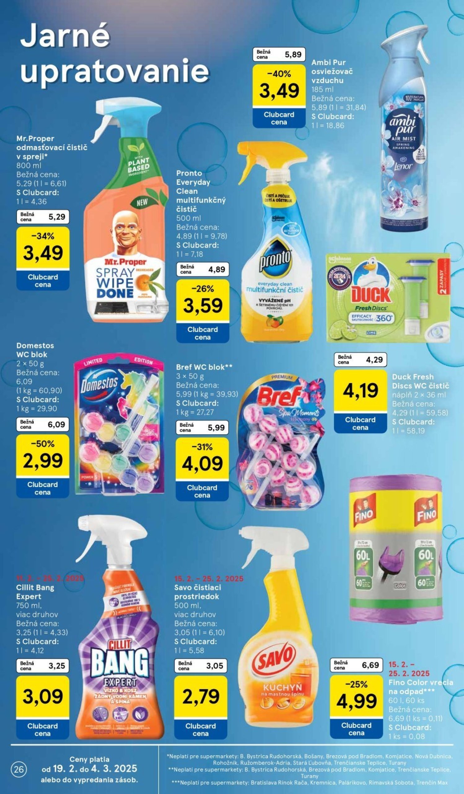 tesco - Tesco supermarket leták platný od 19.02. - 25.02. - page: 26